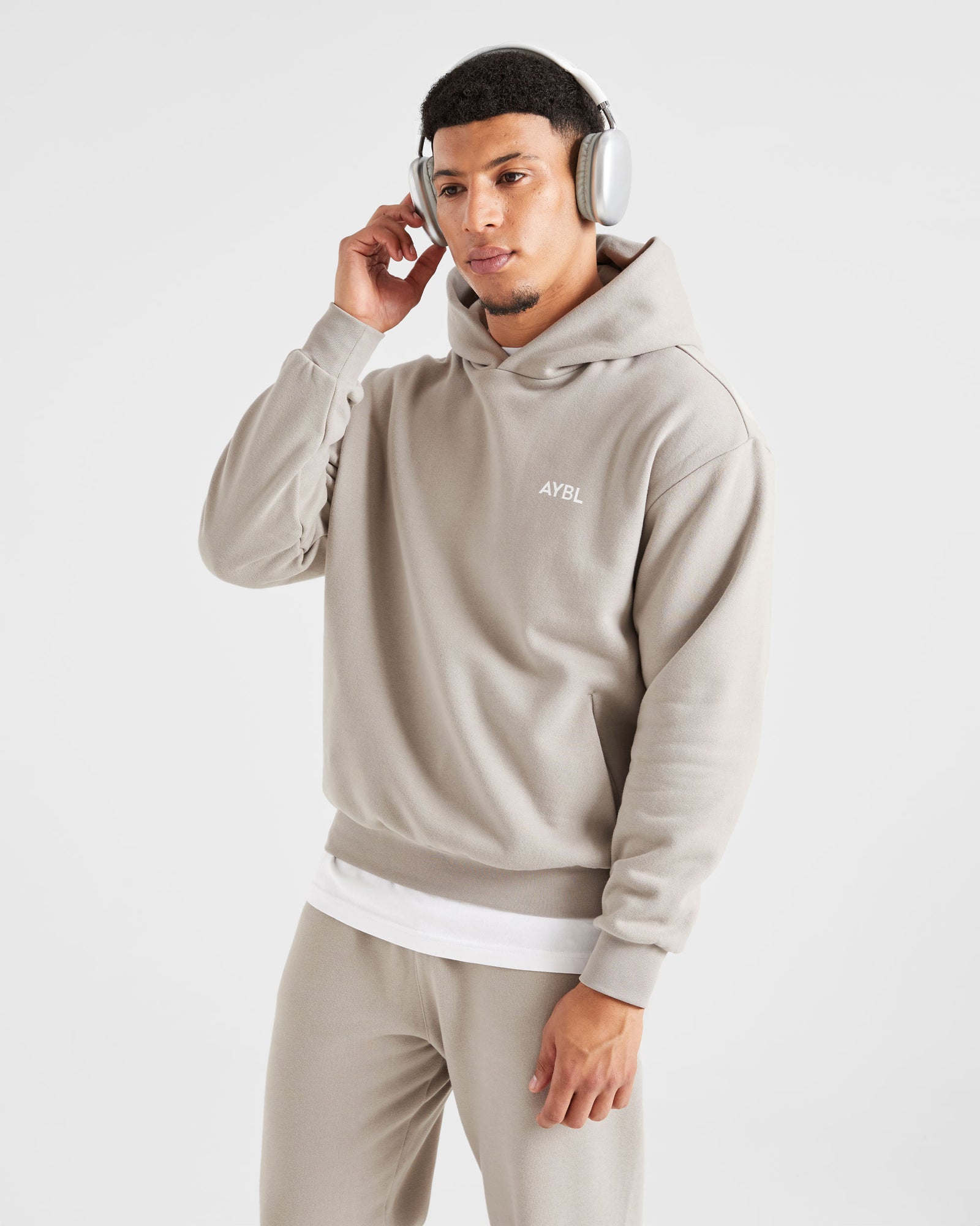 Essential Oversized Hoodie - Stone