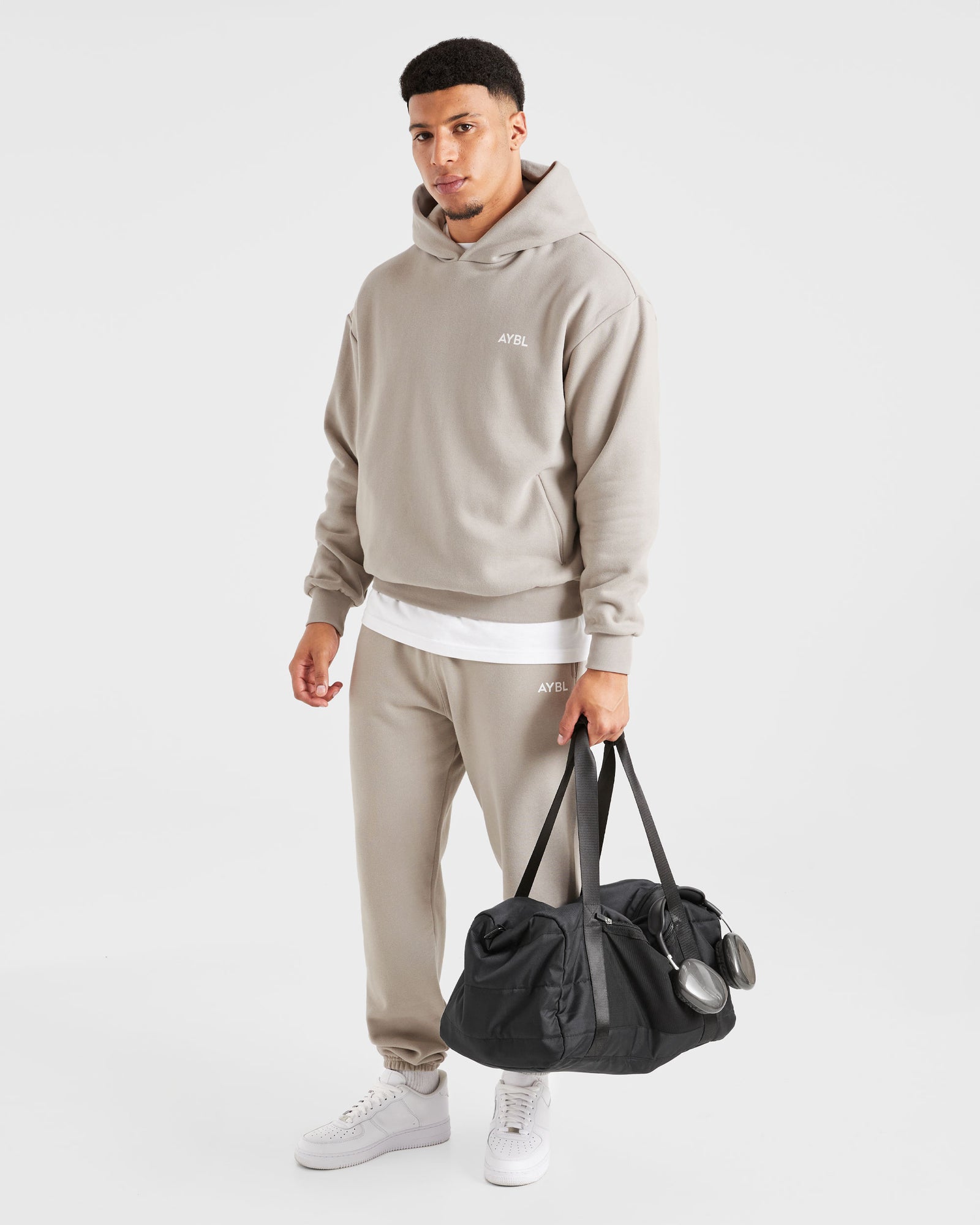 Essential Oversized Hoodie - Stone