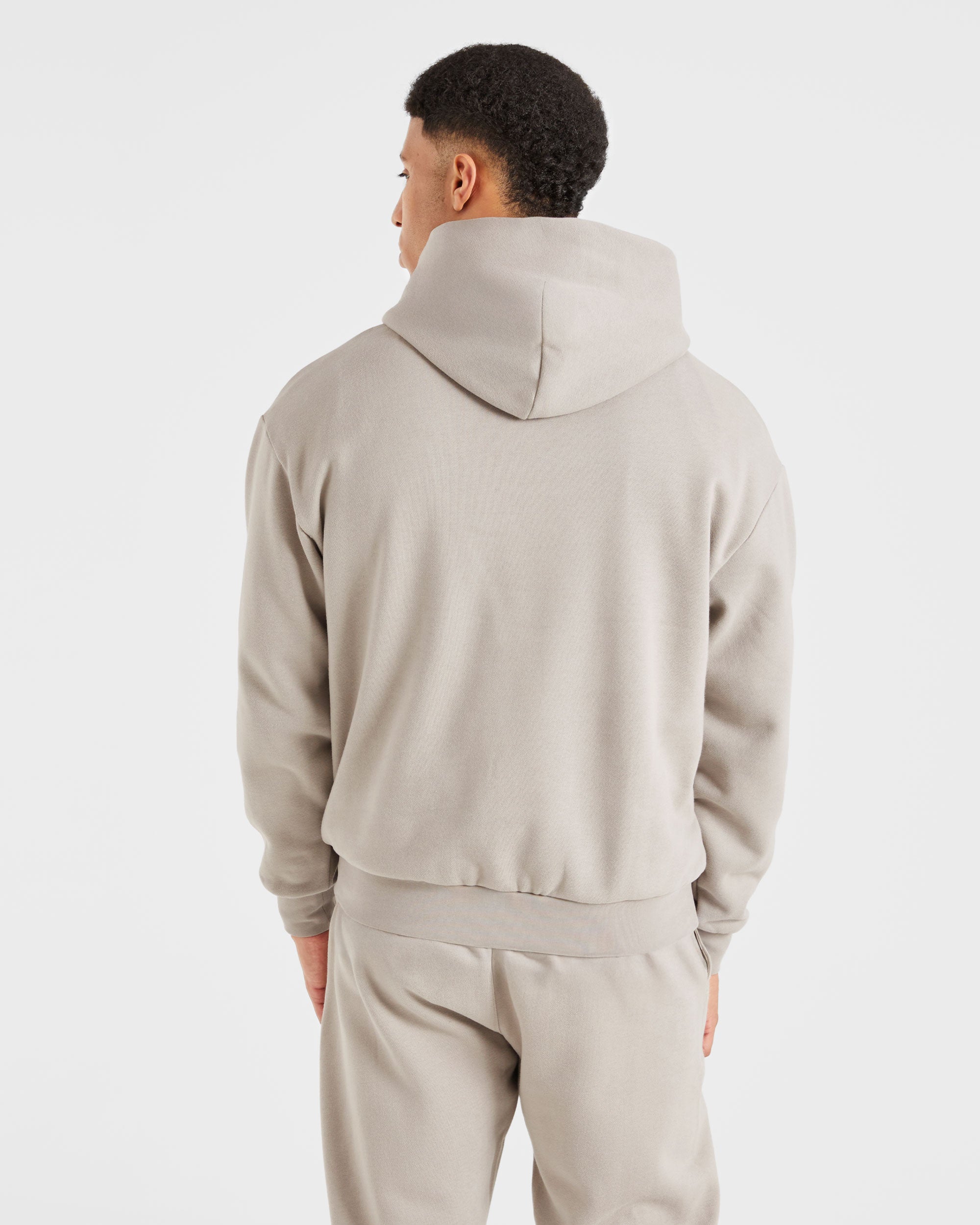 Essential Oversized Hoodie - Stone