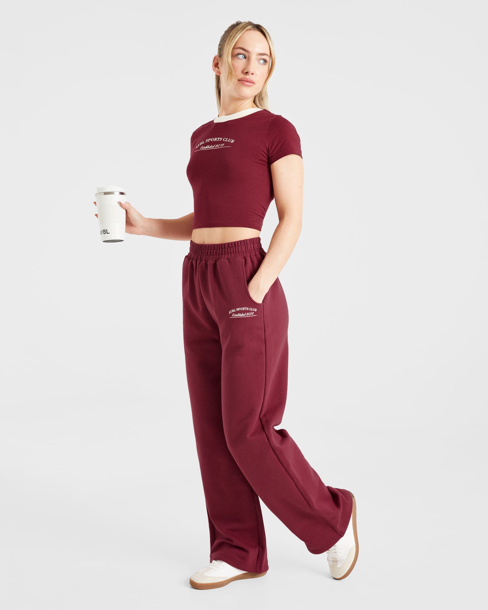 Courtside Baby Tee - Summer Cherry