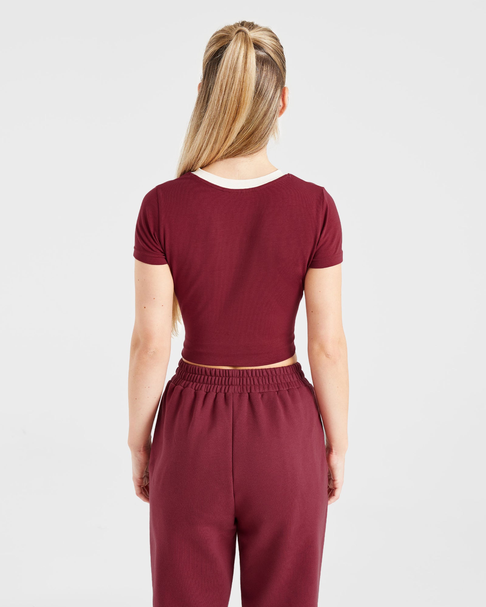 Courtside Baby Tee - Summer Cherry