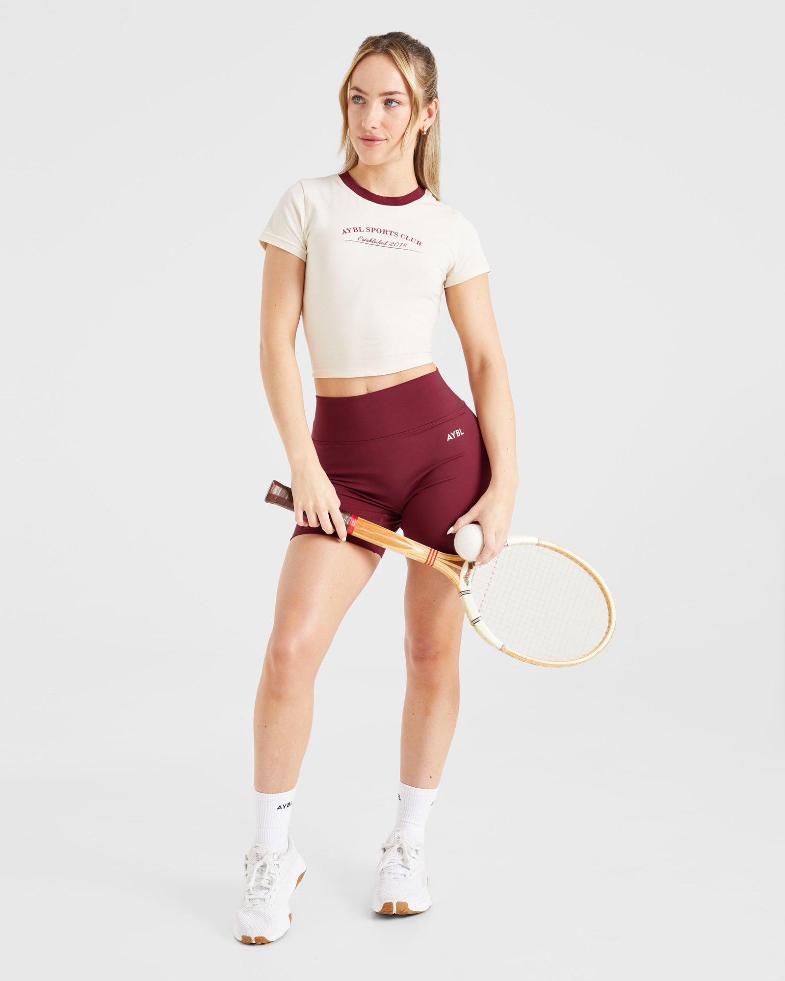 Courtside Baby Tee - Off White