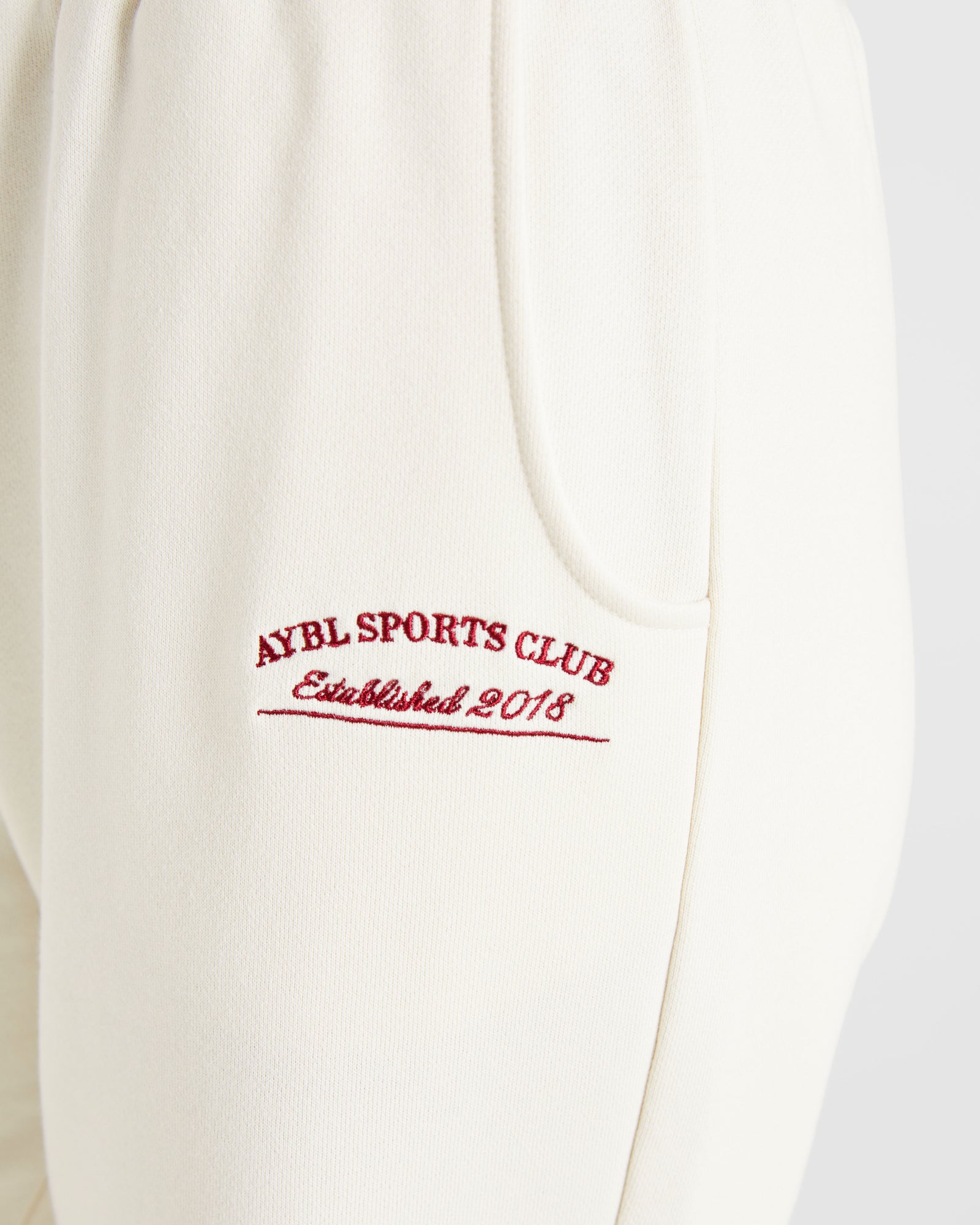 Courtside Straight Leg Joggers - Off White