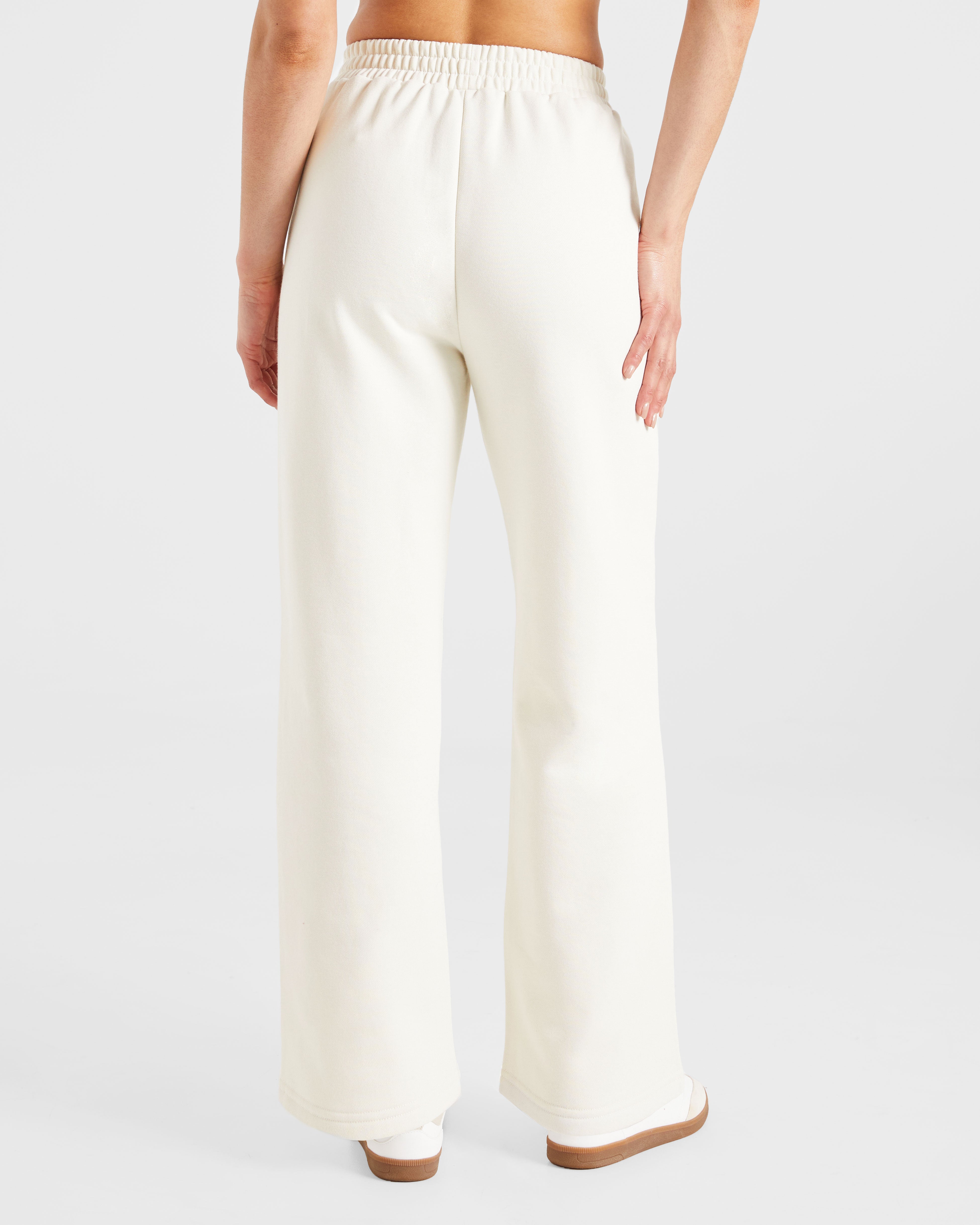 Courtside Straight Leg Joggers - Off White