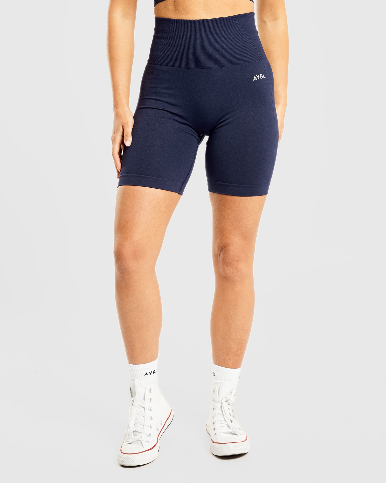 Empower Seamless Cycling Shorts - Navy