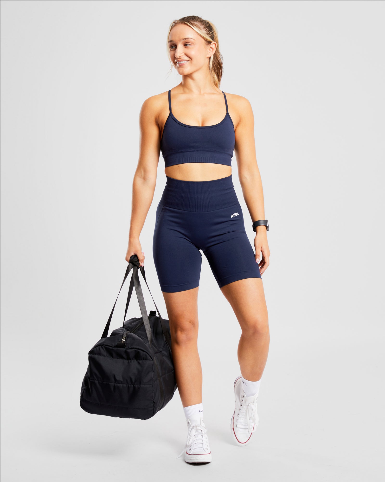 Empower Seamless Cycling Shorts - Navy