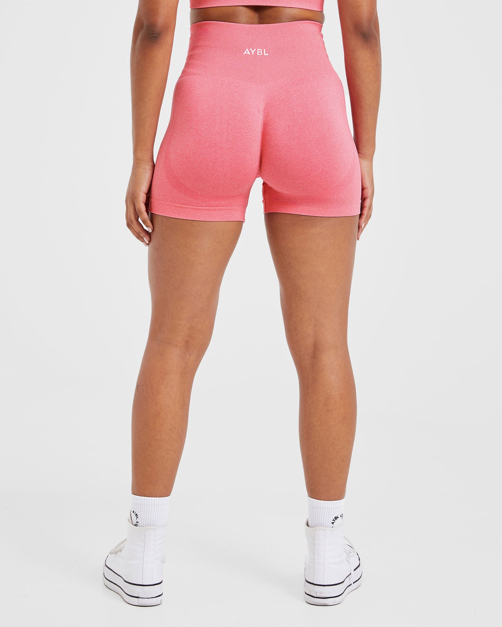Empower Seamless Shorts - Pink Marl - aybldev