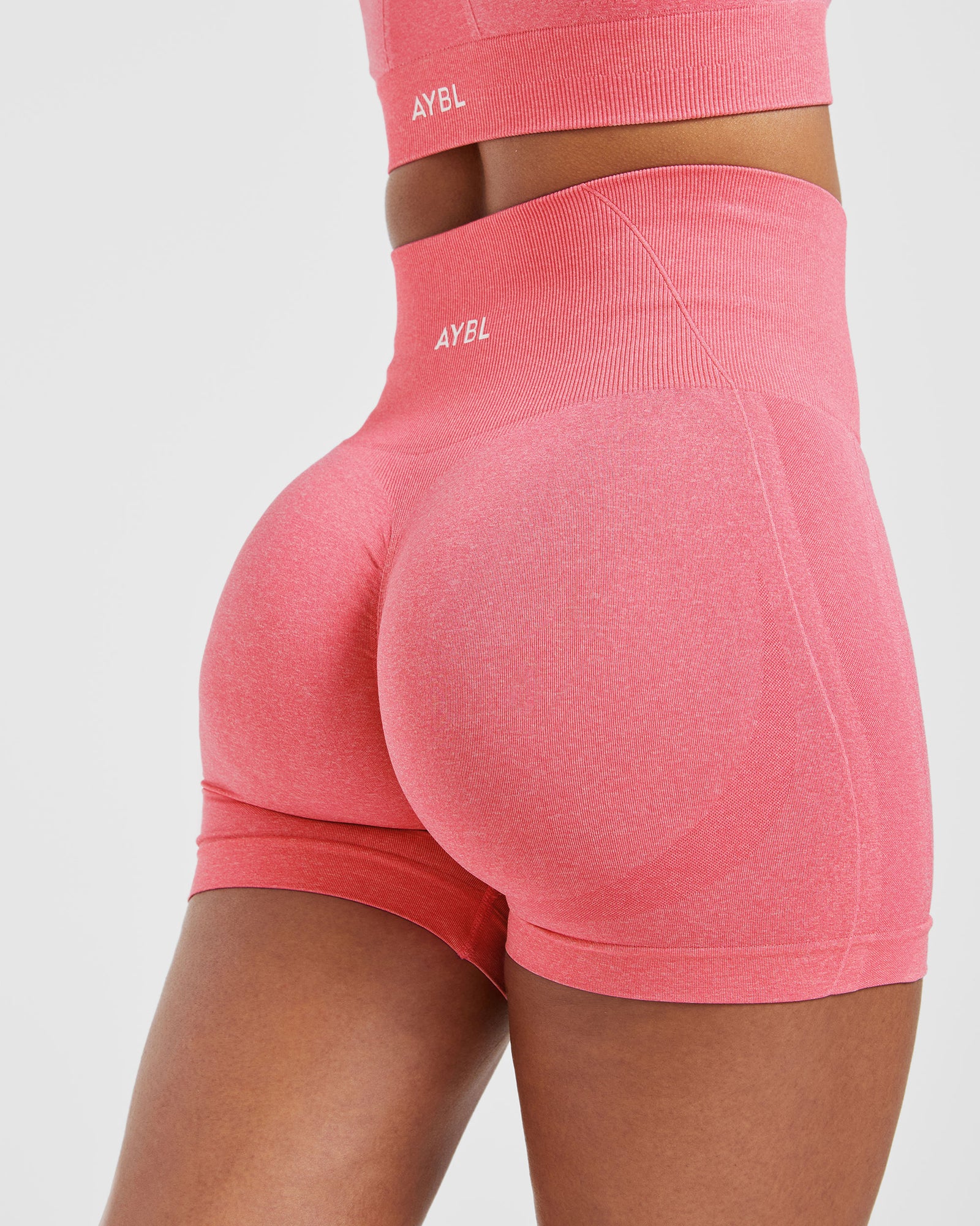 Empower Seamless Shorts - Pink Marl - aybldev