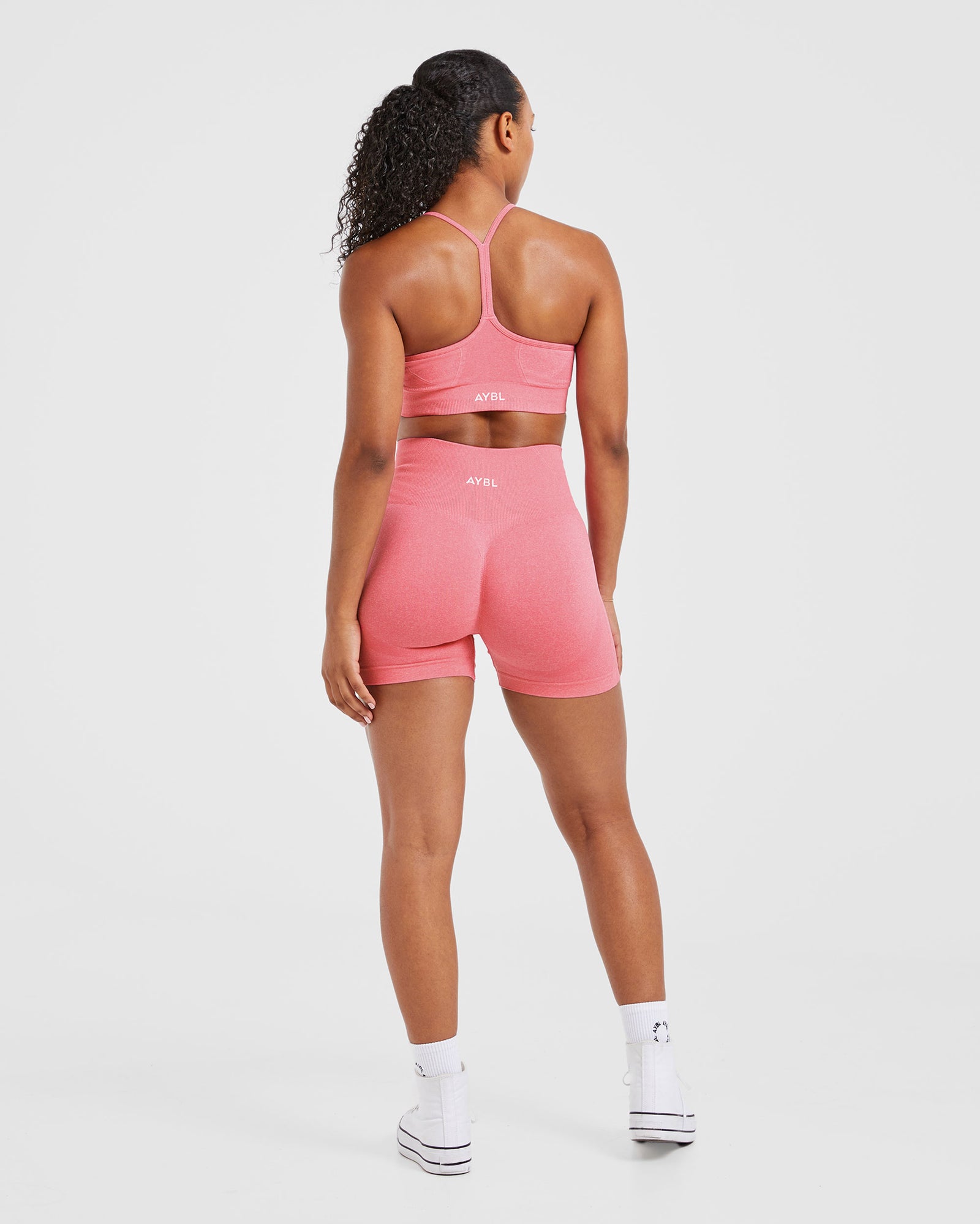 Empower Seamless Sports Bra - Pink Marl - aybldev