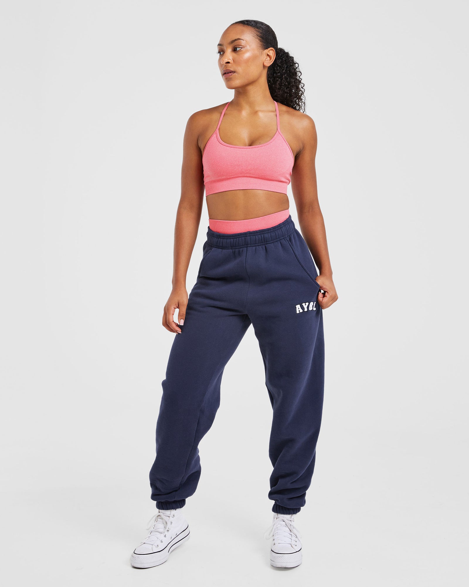 Empower Seamless Sports Bra - Pink Marl - aybldev