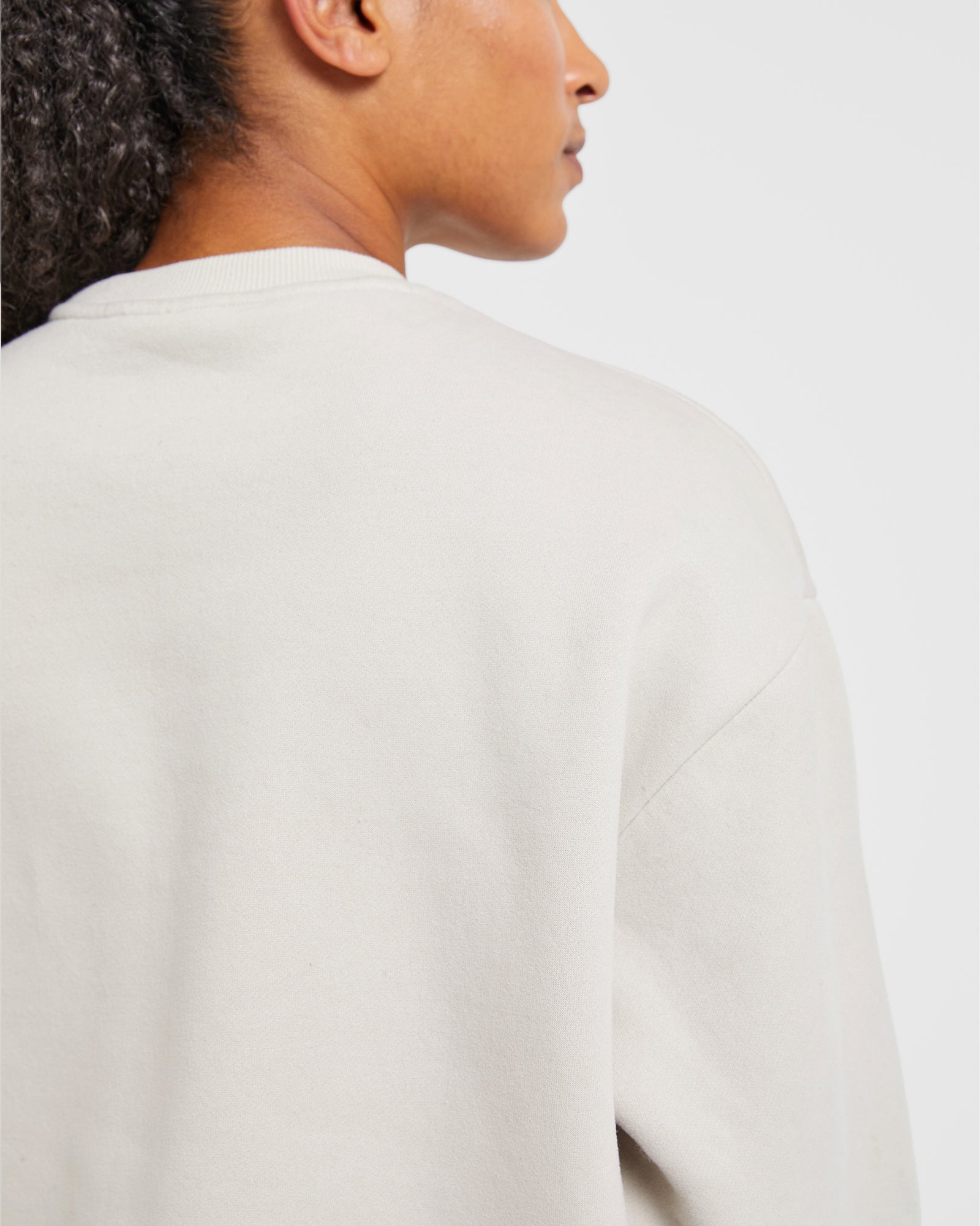 Varsity Oversized Sweatshirt - Sand - aybldev