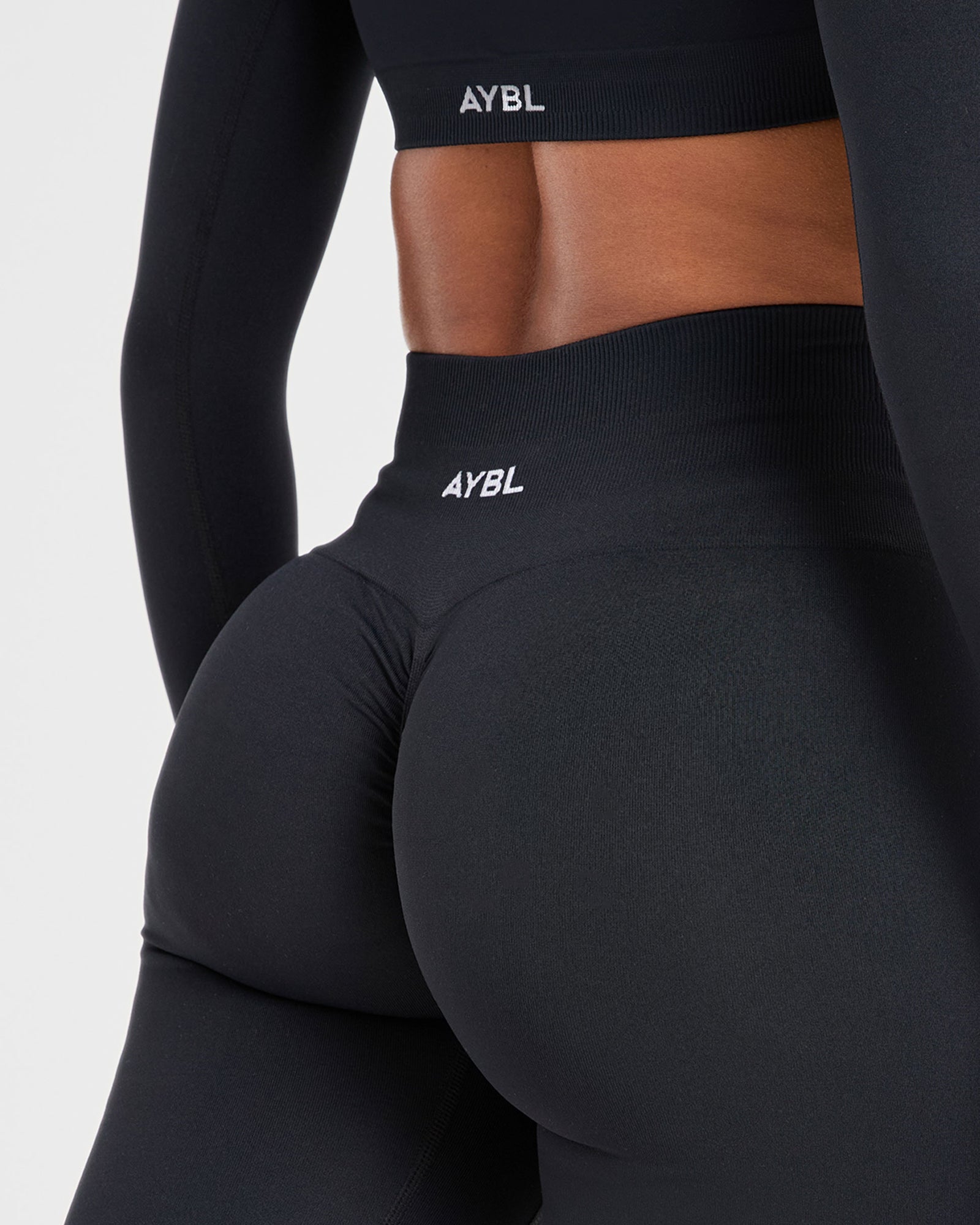 Power Seamless Cycling Shorts - Black