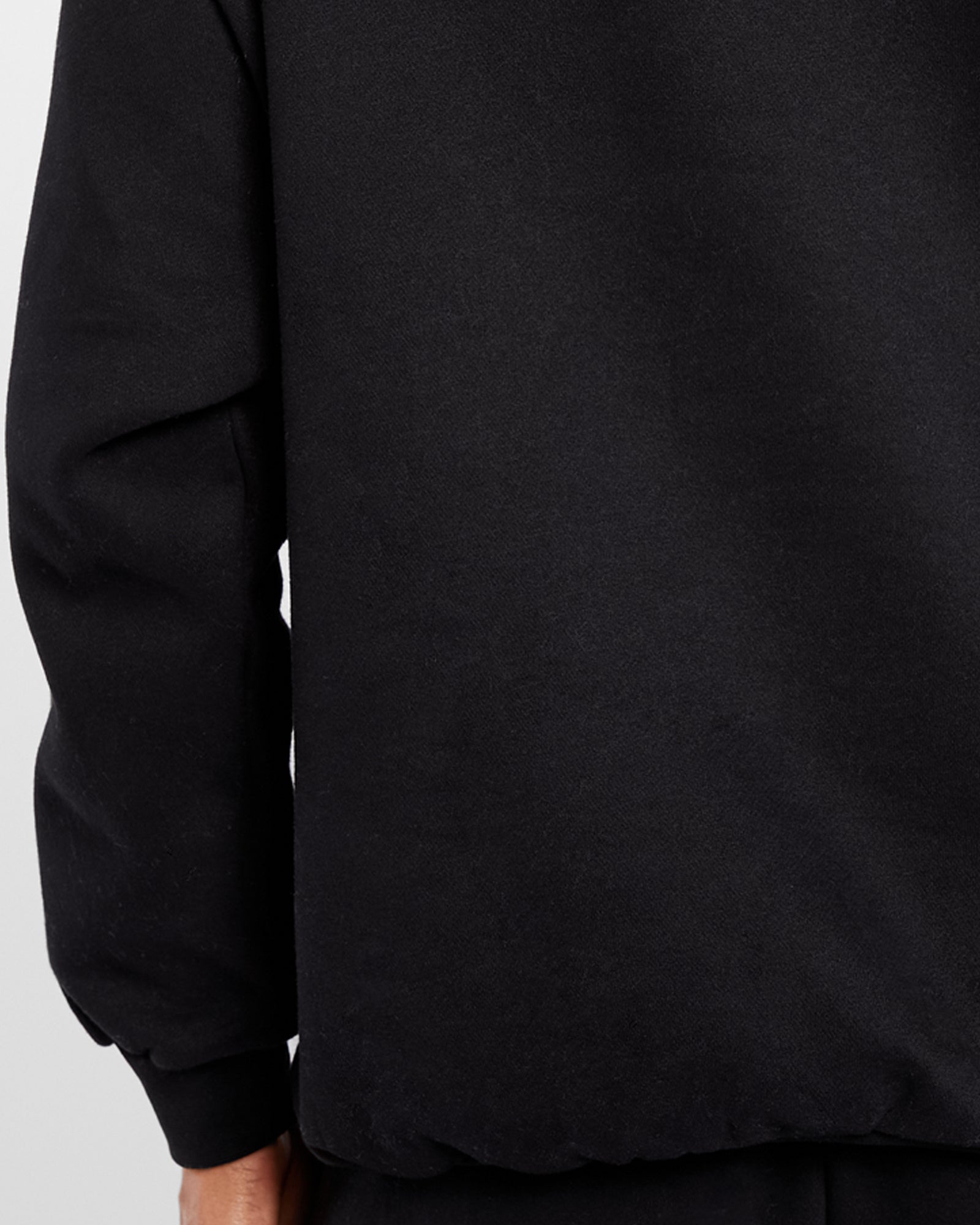 Varsity Oversized Sweatshirt - Black - aybldev
