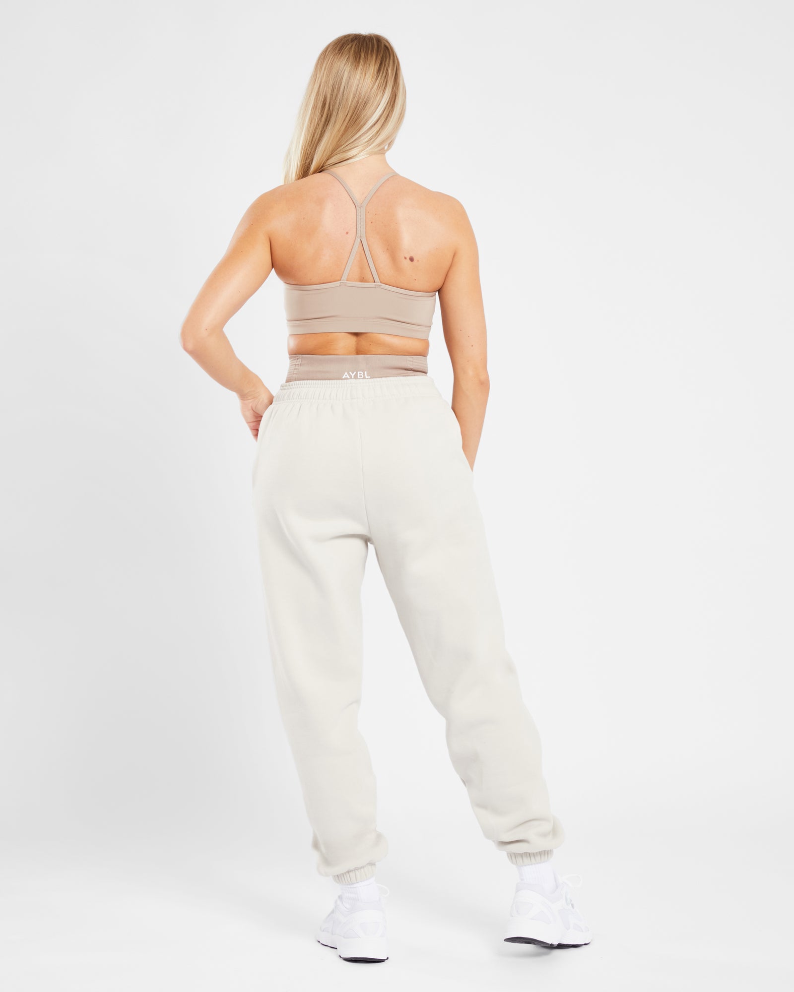 Varsity Oversized Joggers - Sand - aybldev