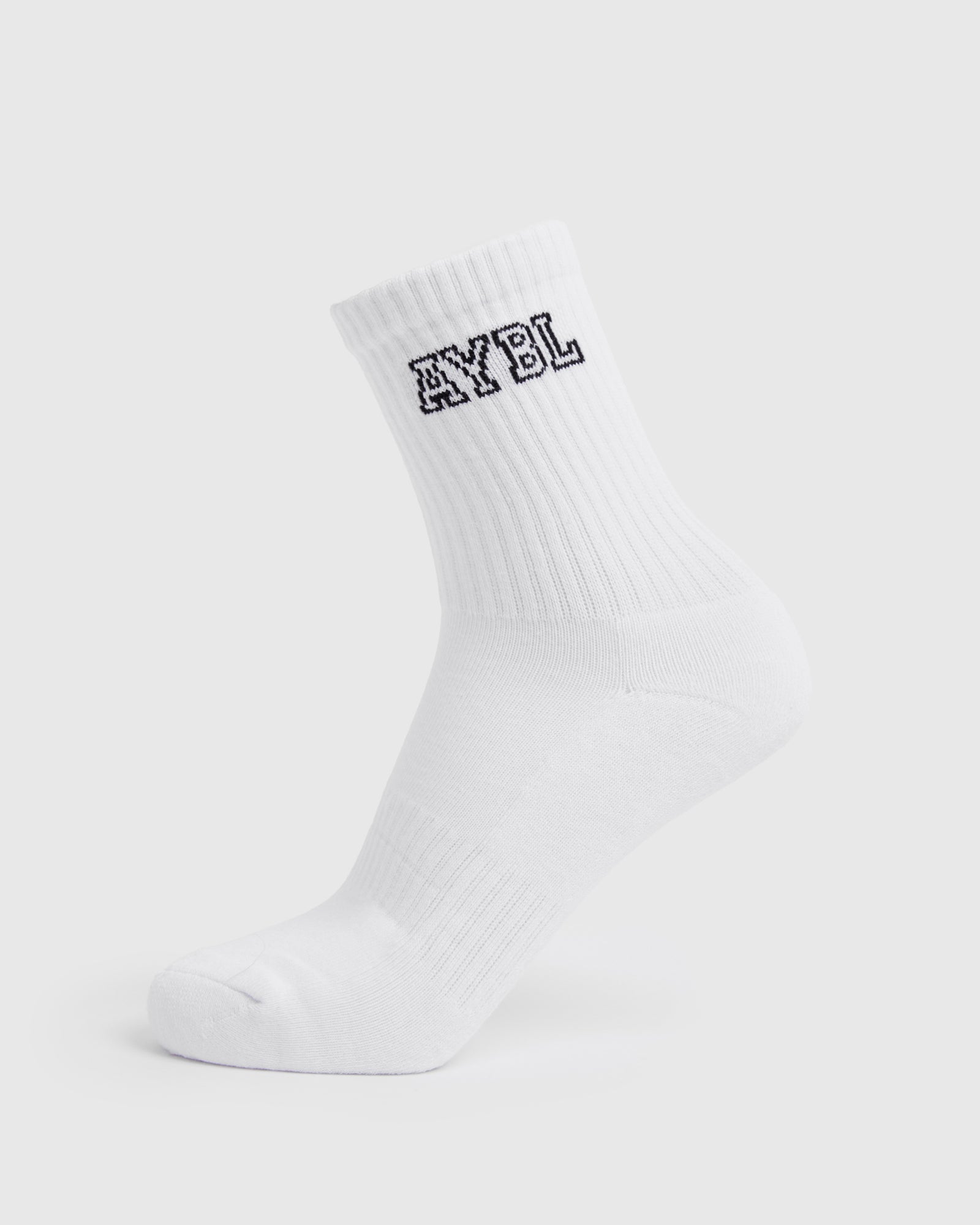 Varsity Crew Socks - White - aybldev