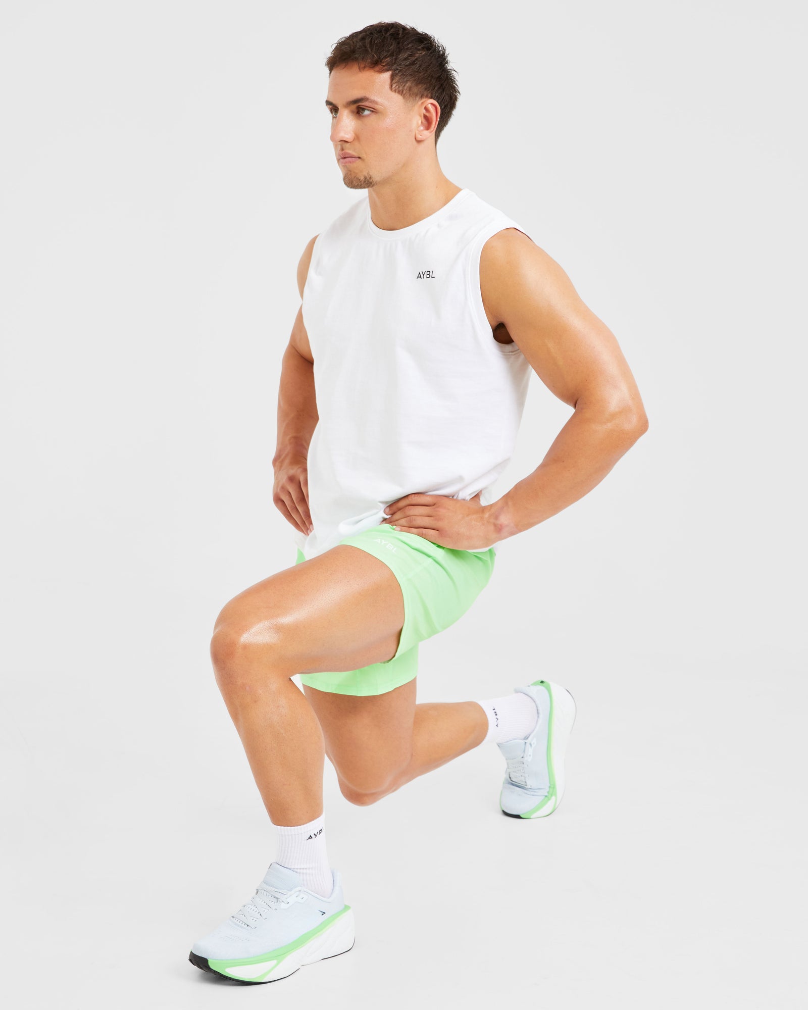 Core 5" Shorts - Lime Green