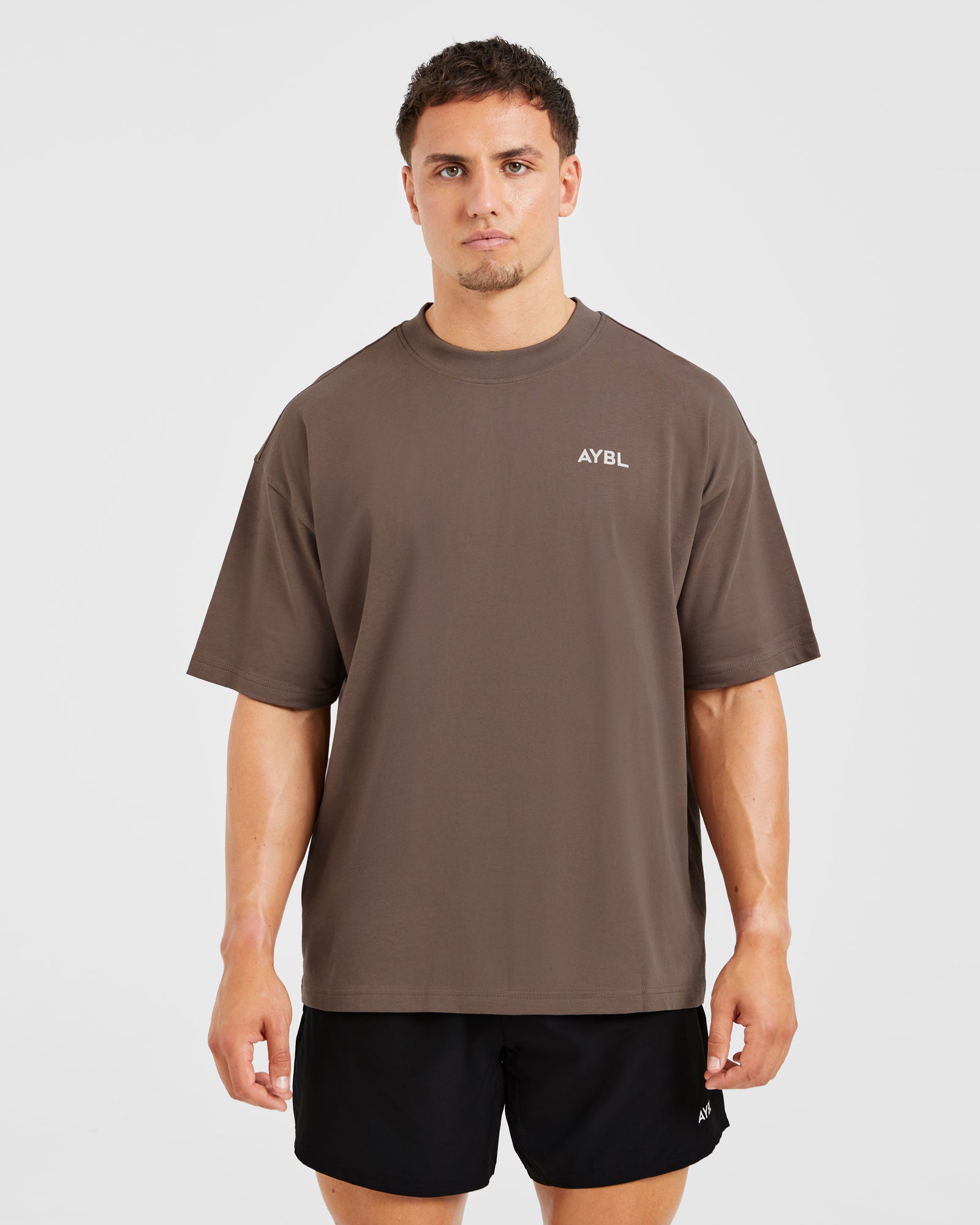 Essential Oversized T Shirt - Brown