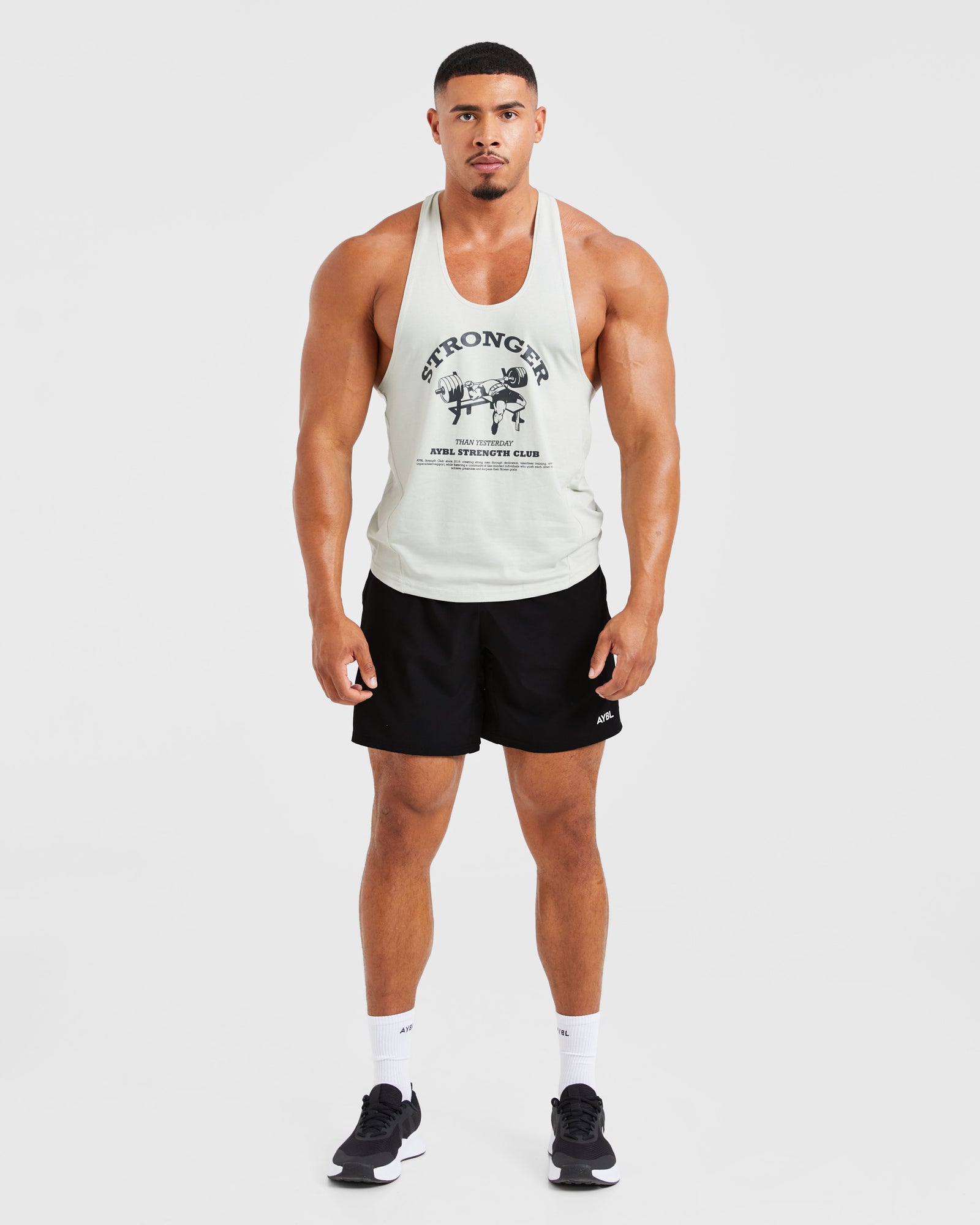 Bench Press Stringer - Muted Mint