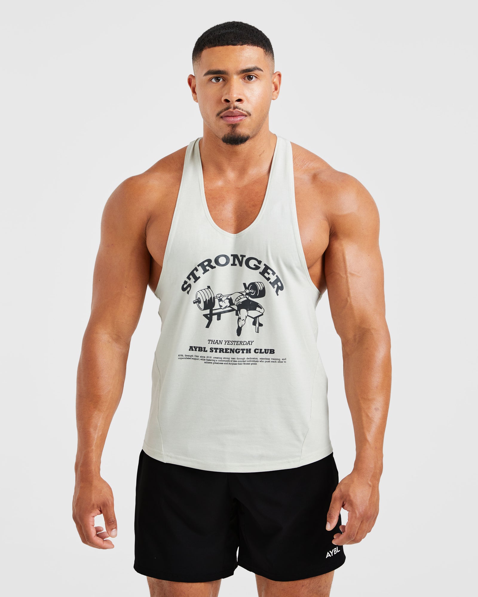 Bench Press Stringer - Muted Mint