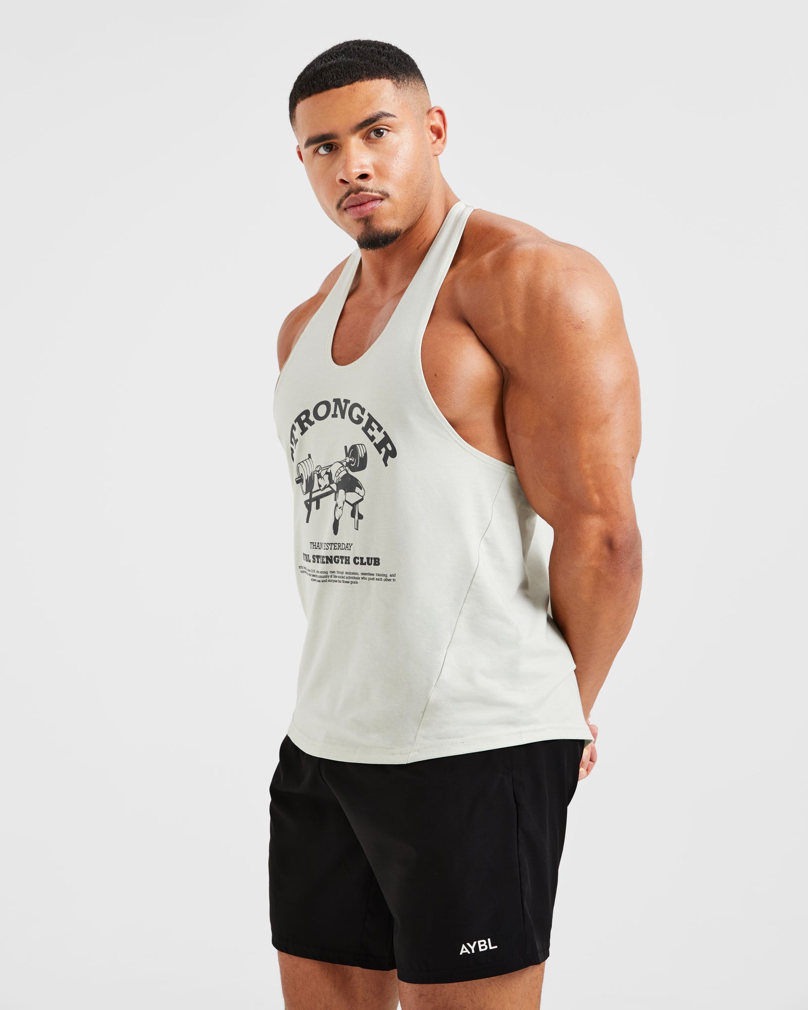 Bench Press Stringer - Muted Mint