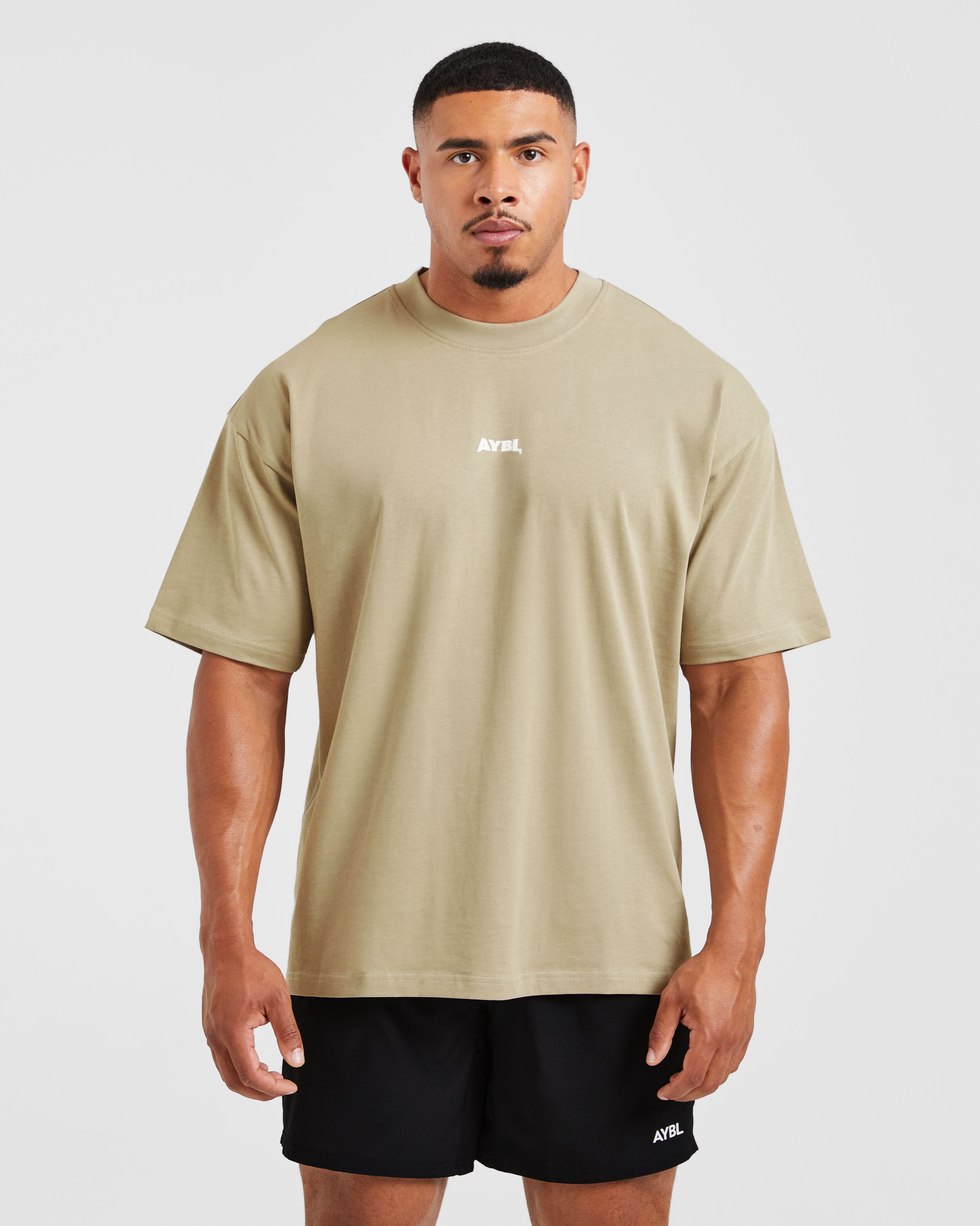 Wesley Vissers X Beyond Limits Oversized T Shirt - Deep Beige
