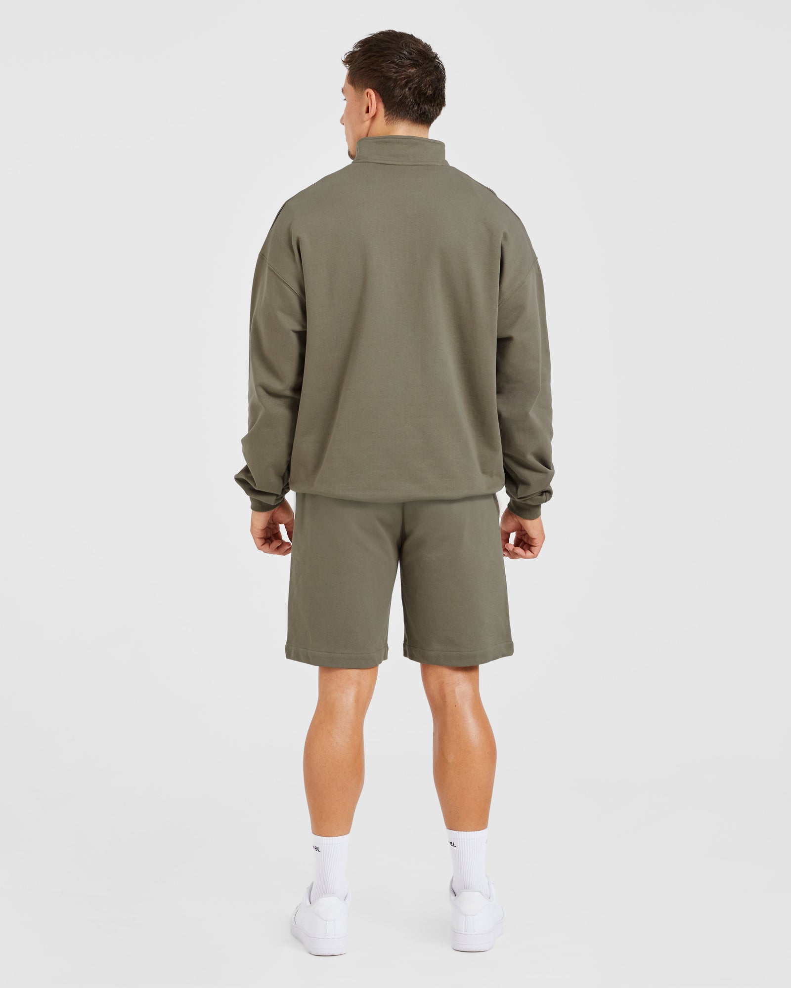 Rebound 1/4 Zip Pullover - Dusky Olive