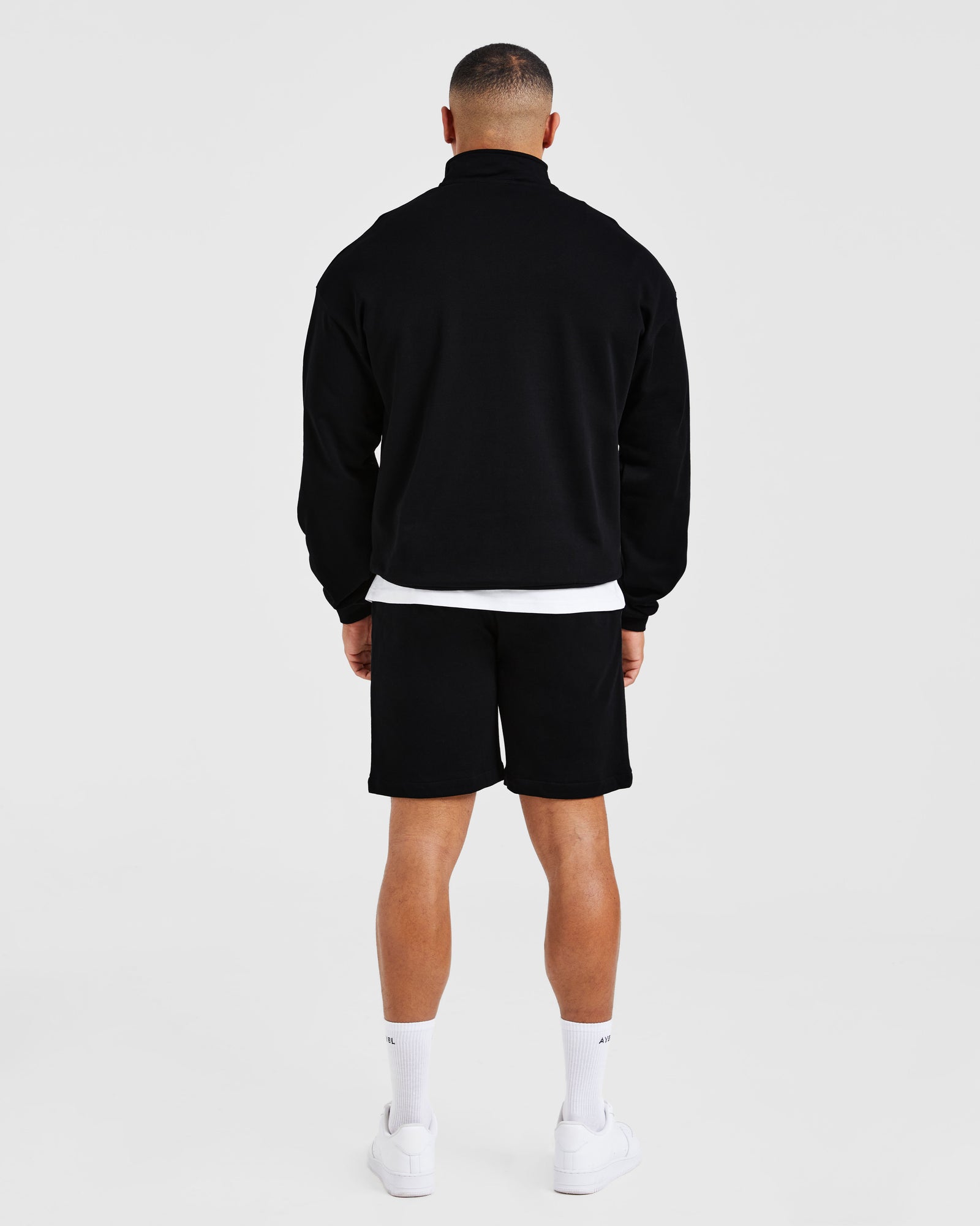 Rebound 1/4 Zip Pullover - Black