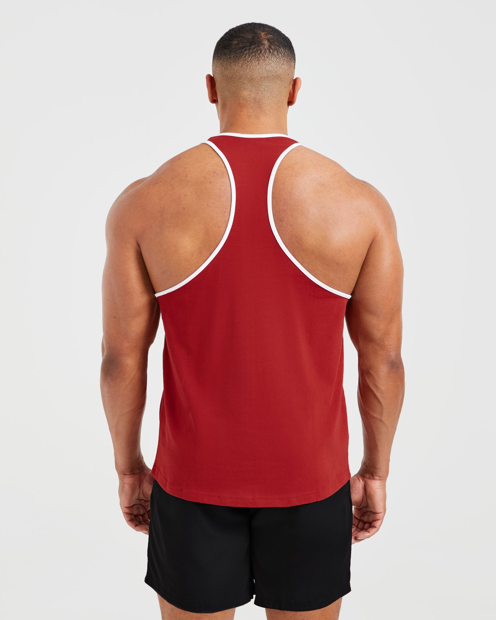 Wesley Vissers X Classic Bodybuilding Stringer - Deep Red