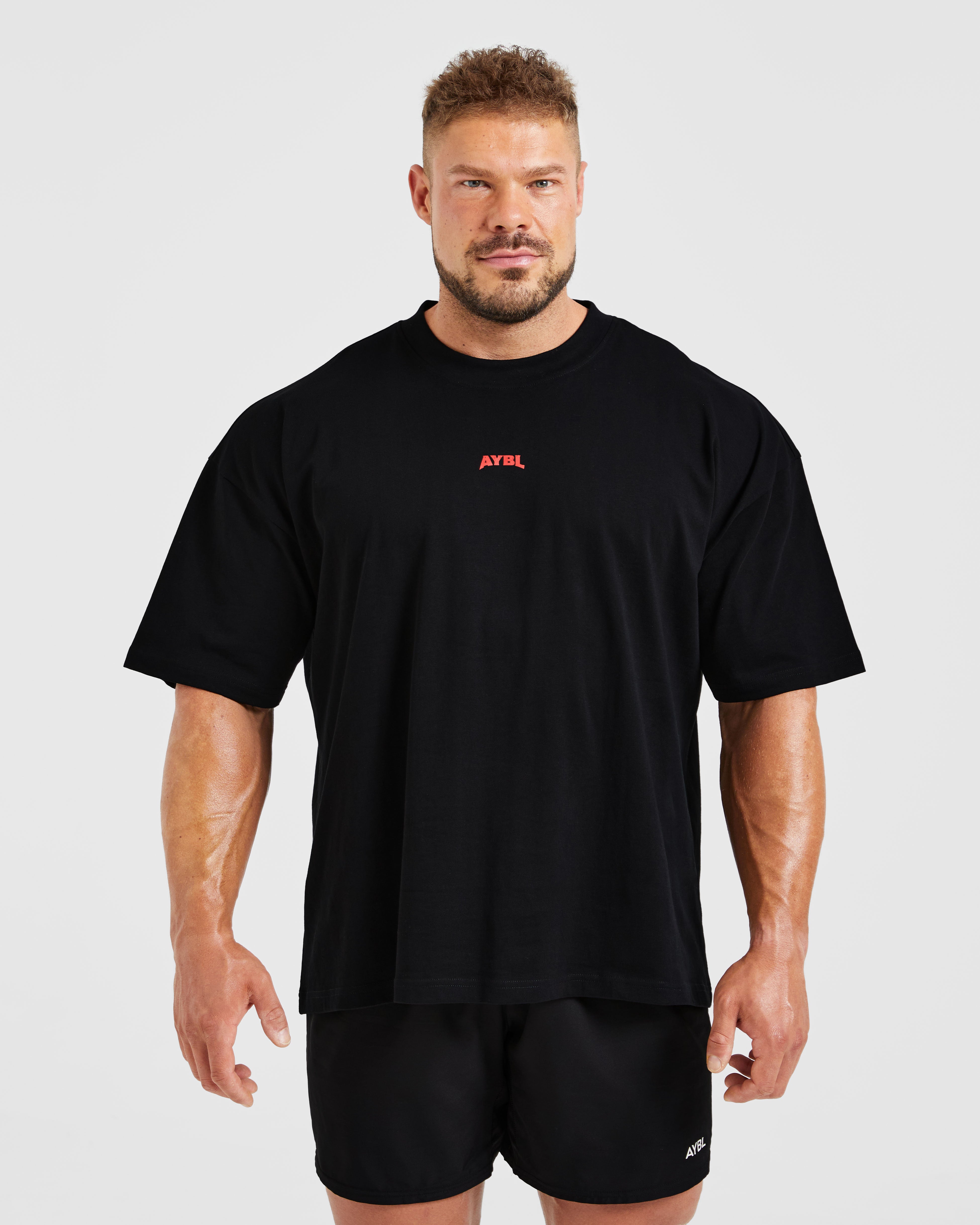 Wesley Vissers X Beyond Limits Oversized T Shirt - Black/Charcoal
