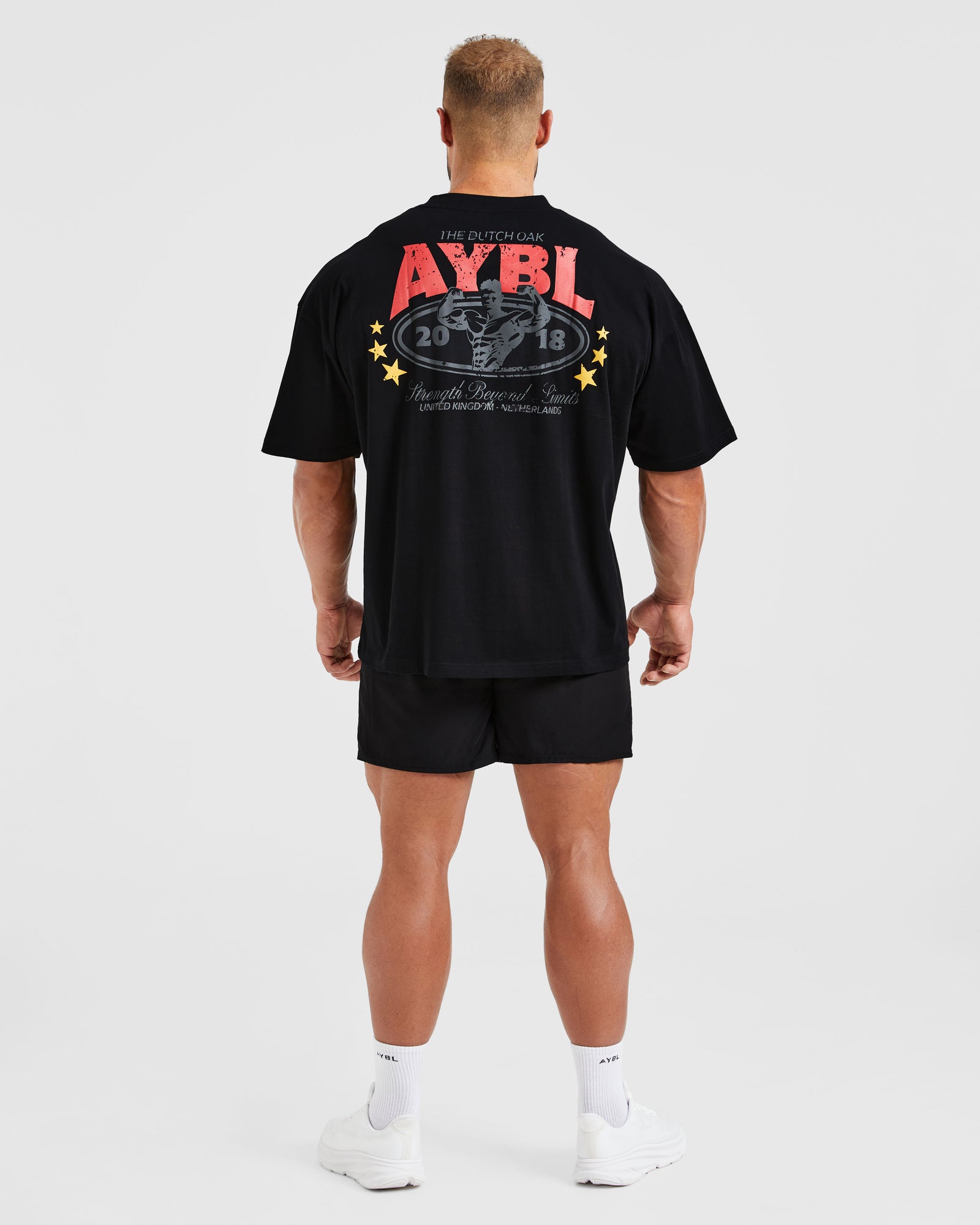 Wesley Vissers X Beyond Limits Oversized T Shirt - Black/Charcoal
