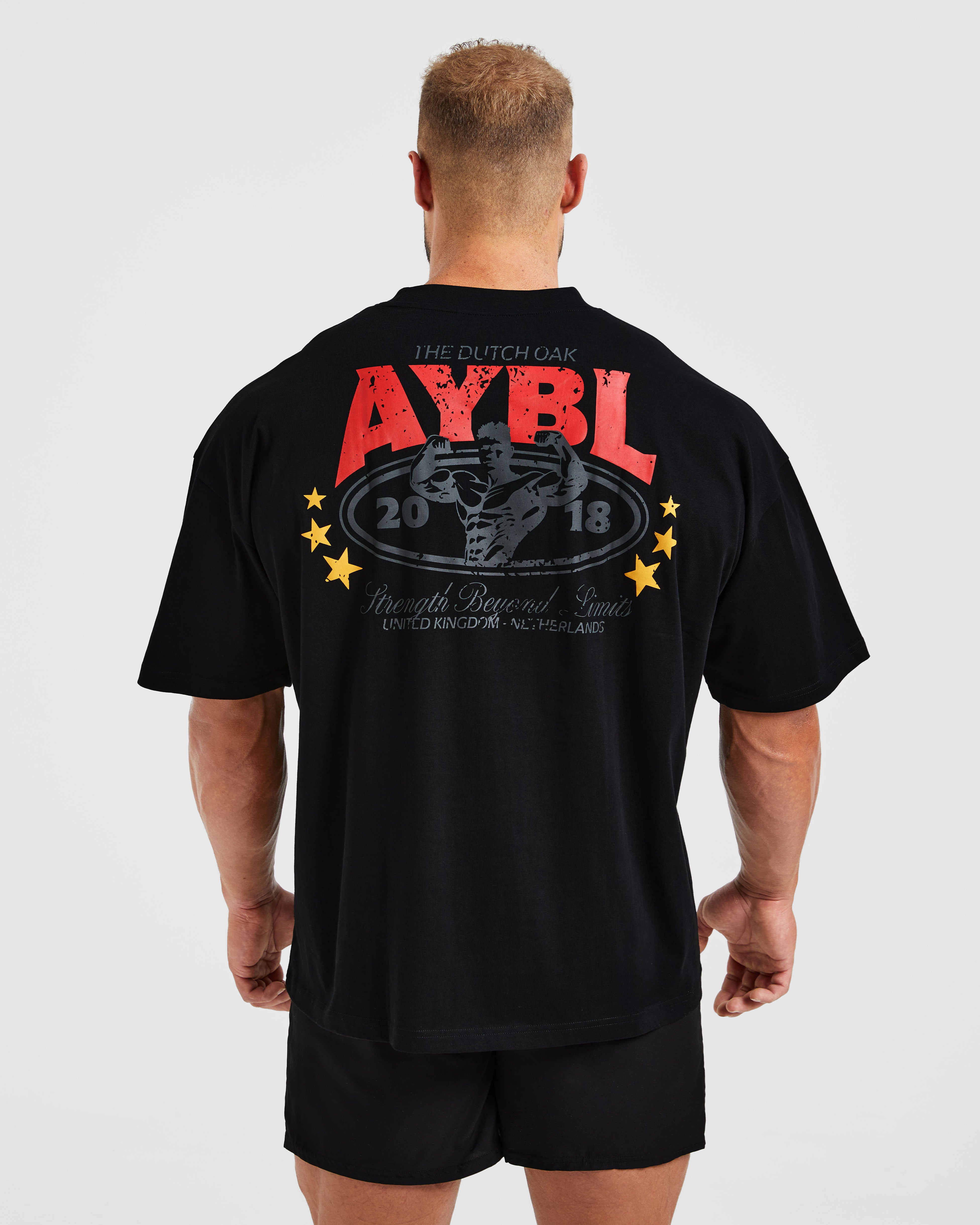 Wesley Vissers X Beyond Limits Oversized T Shirt - Black/Charcoal