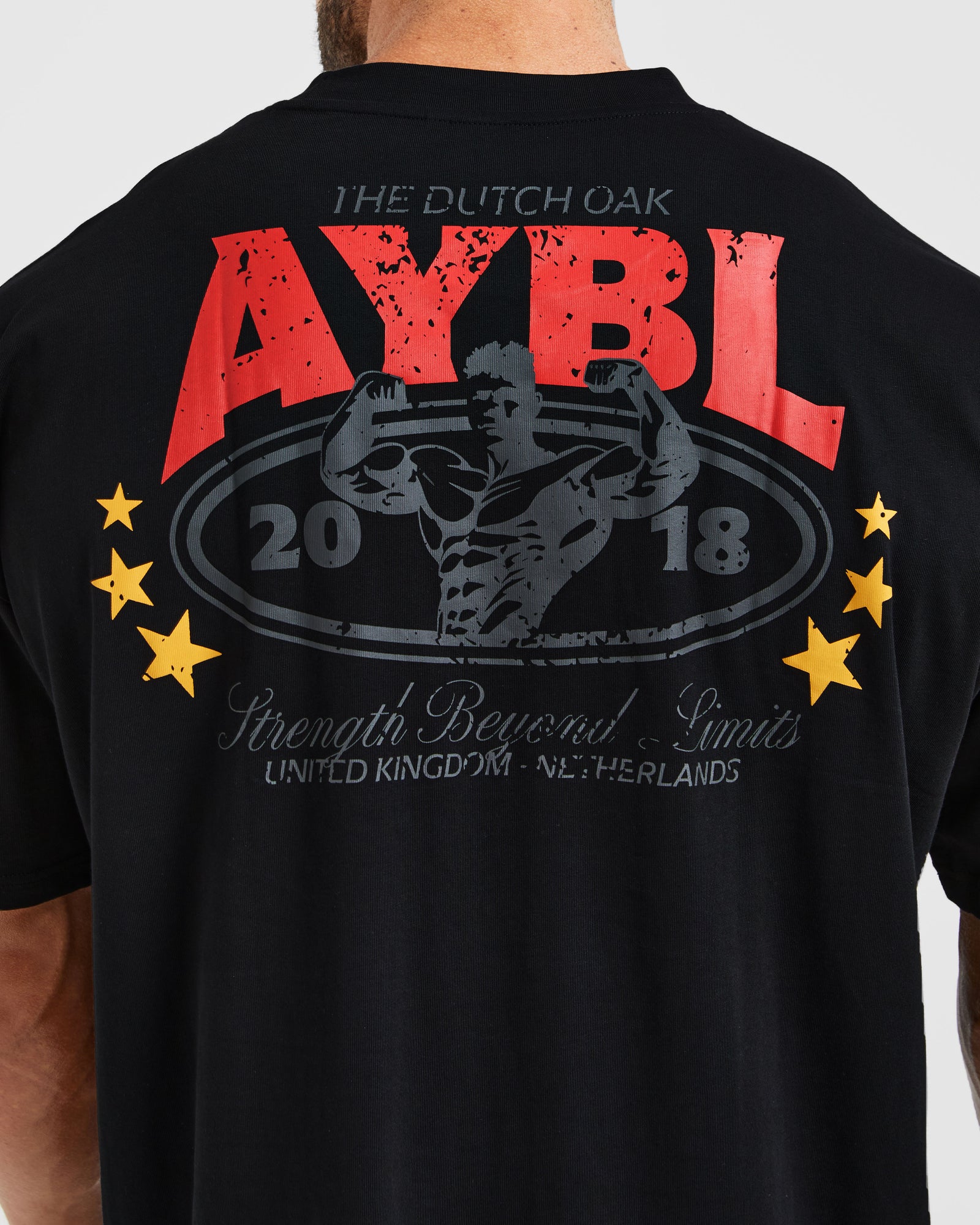 Wesley Vissers X Beyond Limits Oversized T Shirt - Black/Charcoal