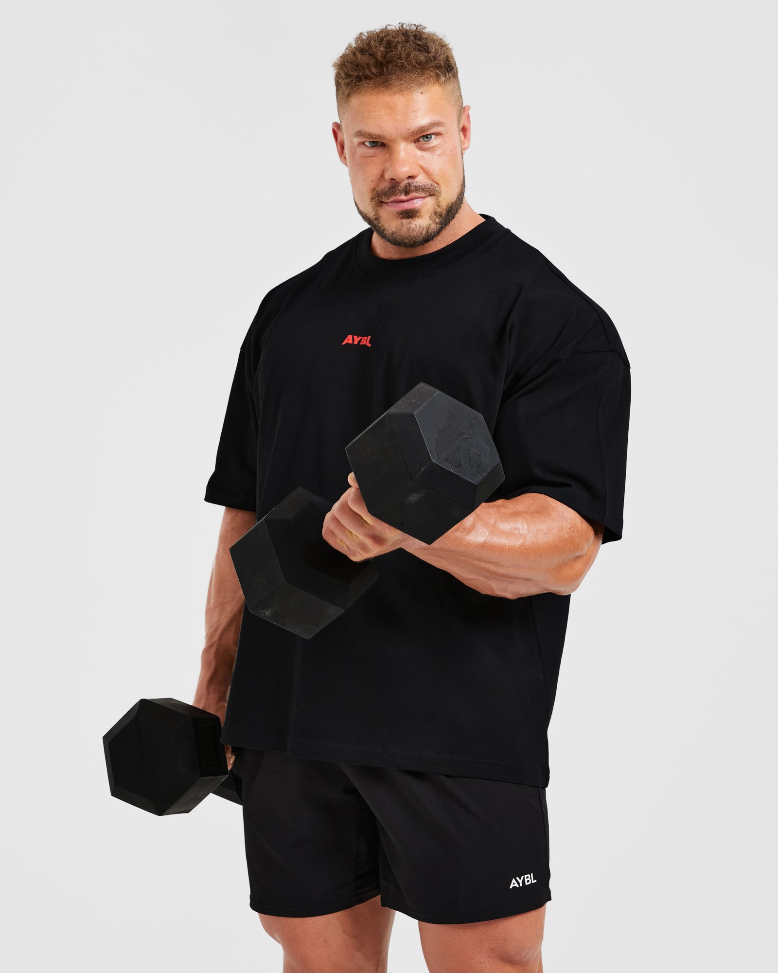 Wesley Vissers X Beyond Limits Oversized T Shirt - Black/Charcoal