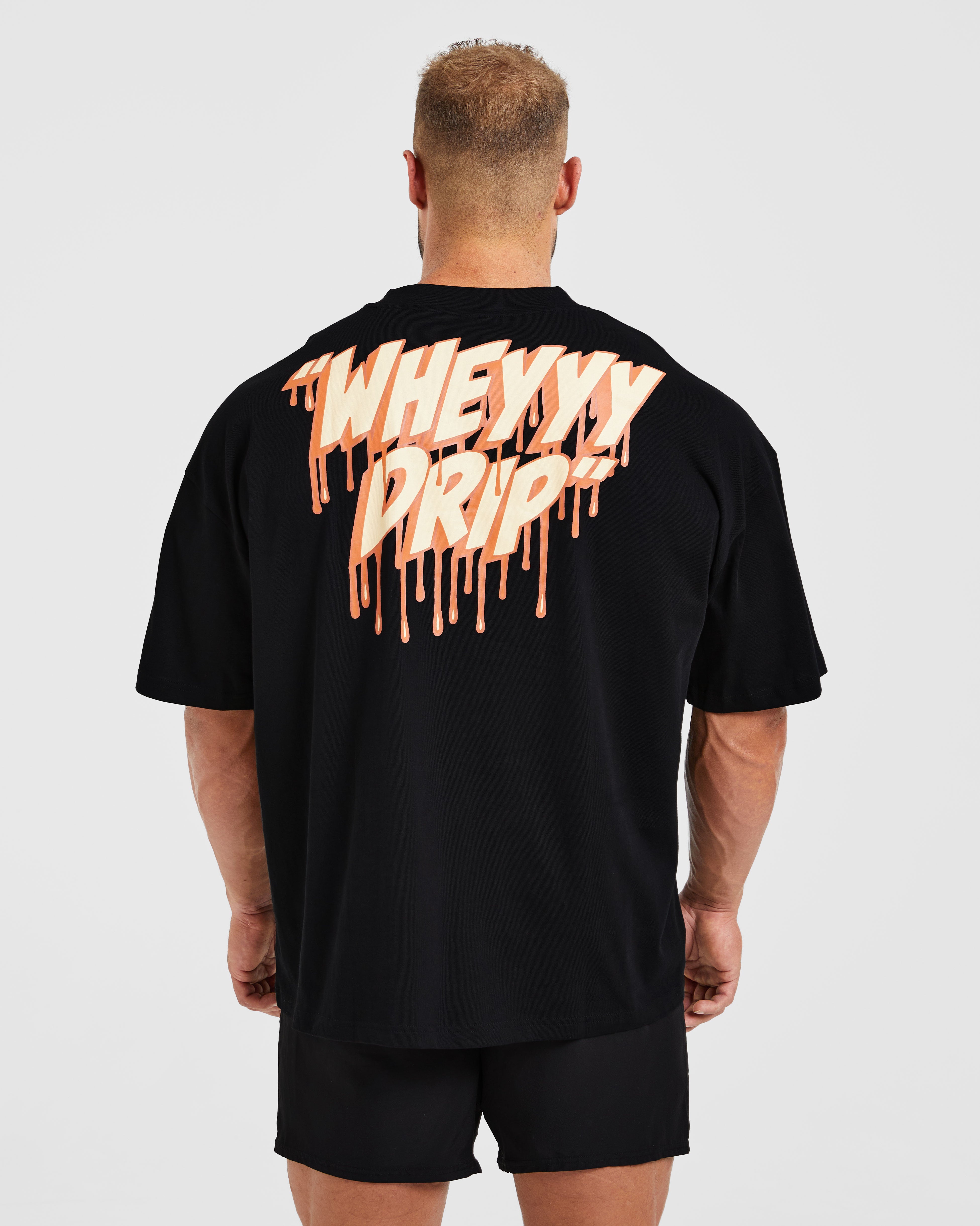 Wesley Vissers X Wheyyy Drip Oversized T Shirt - Black