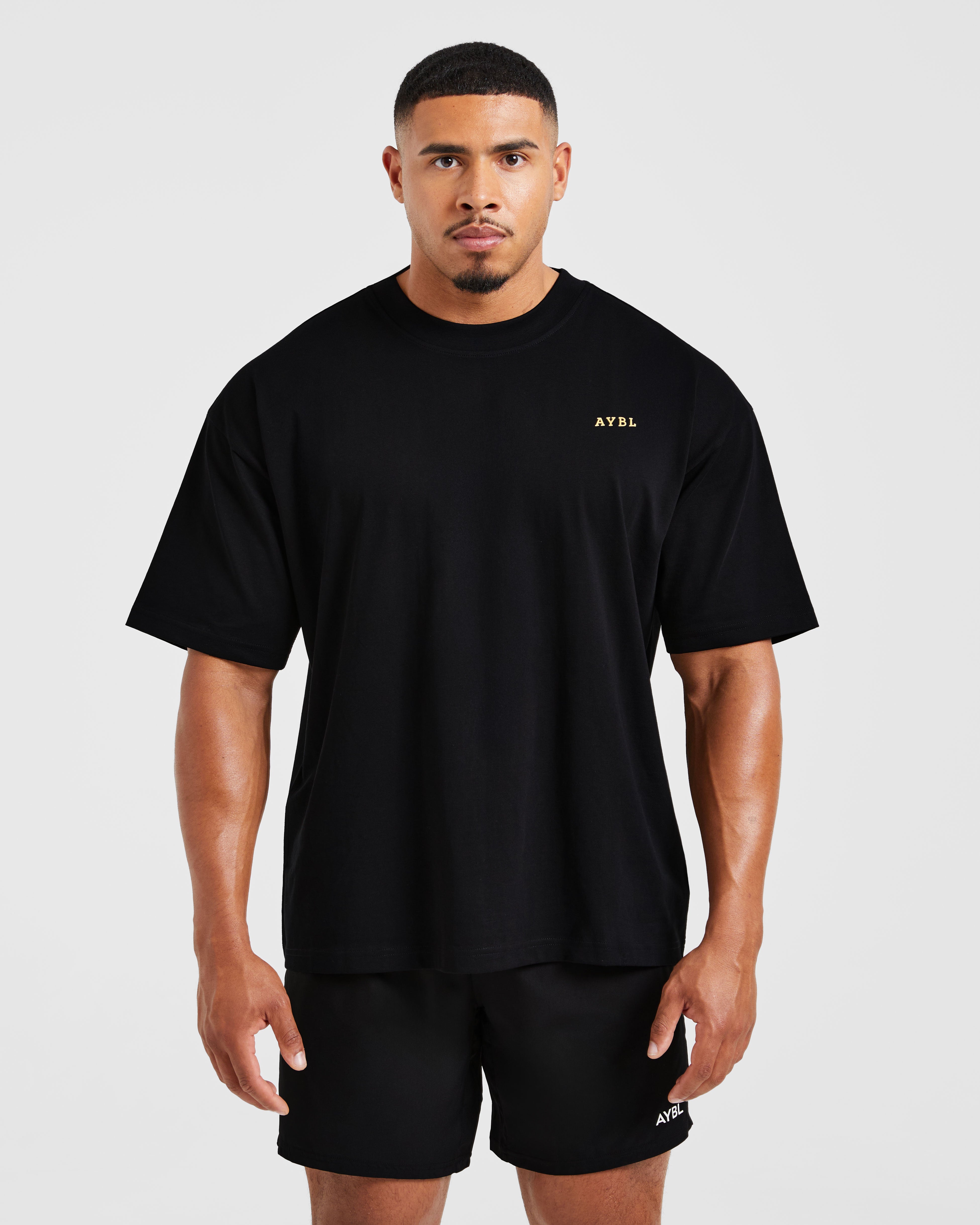 Wesley Vissers X Golden Pump Oversized T Shirt - Black