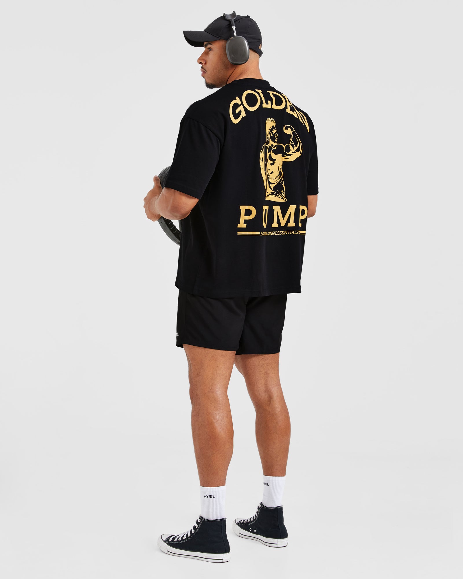 Wesley Vissers X Golden Pump Oversized T Shirt - Black