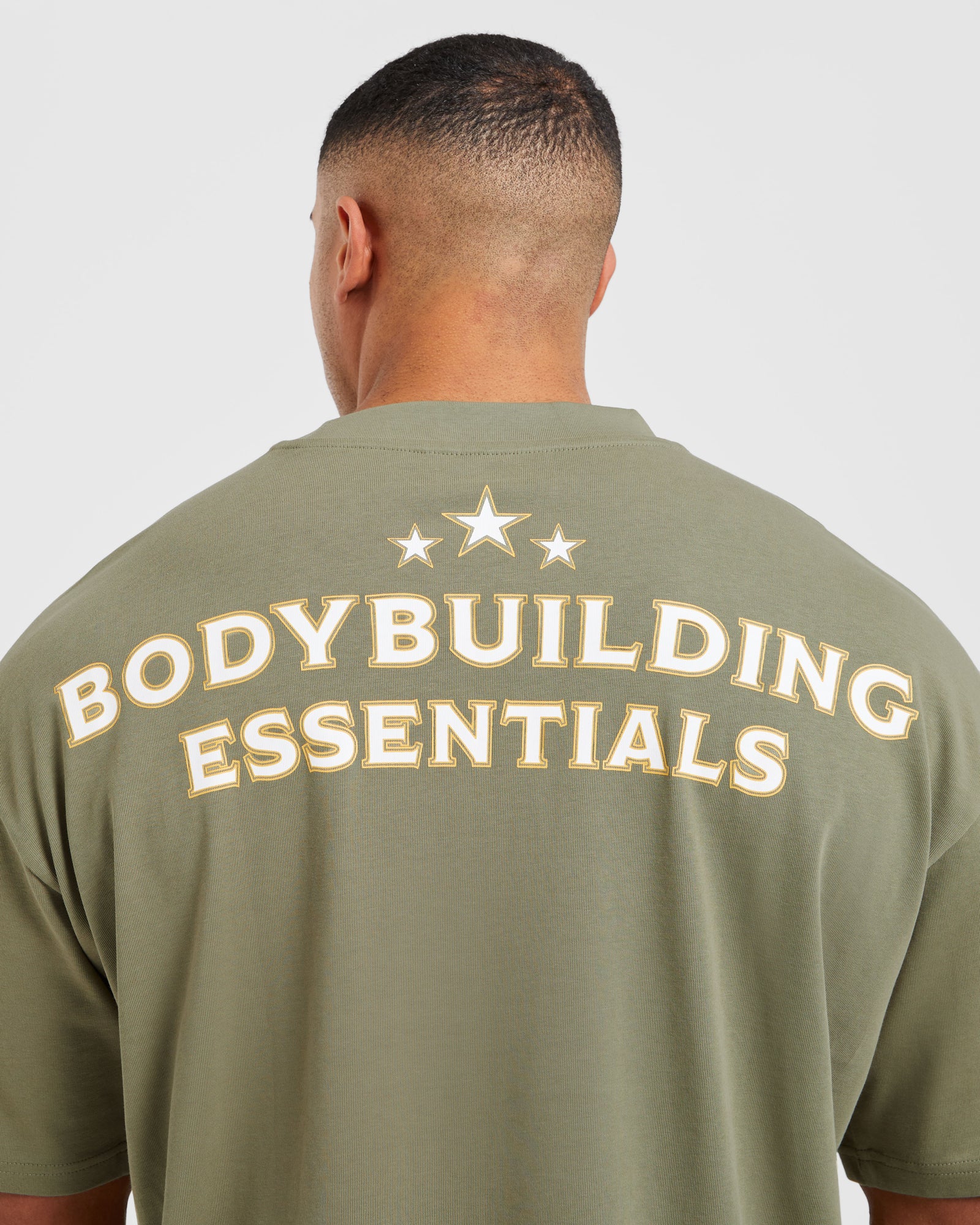 Wesley Vissers X Body Building Essentials Oversized T Shirt - Desert Green