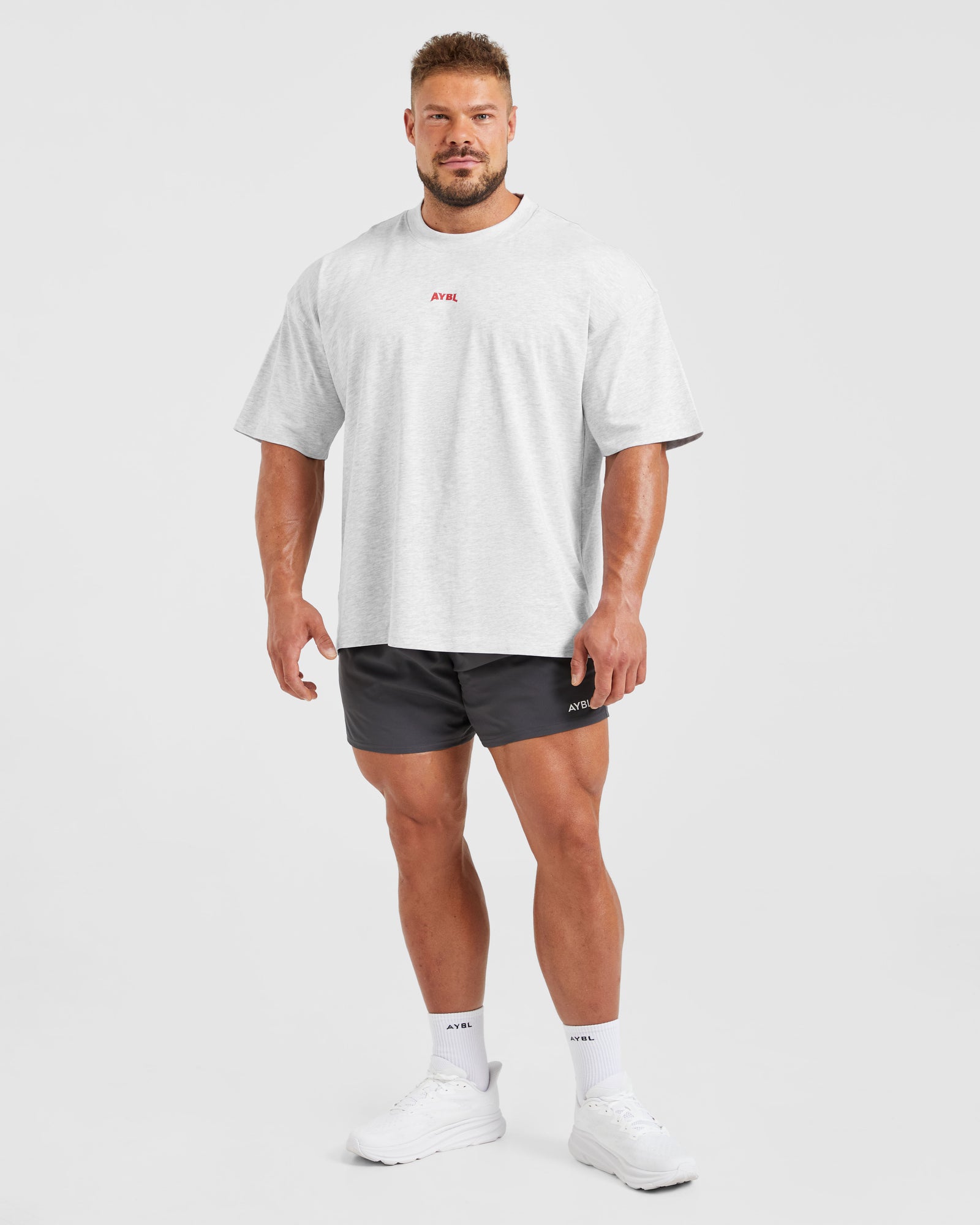 Wesley Vissers X Beyond Limits Oversized T Shirt - Grey Marl