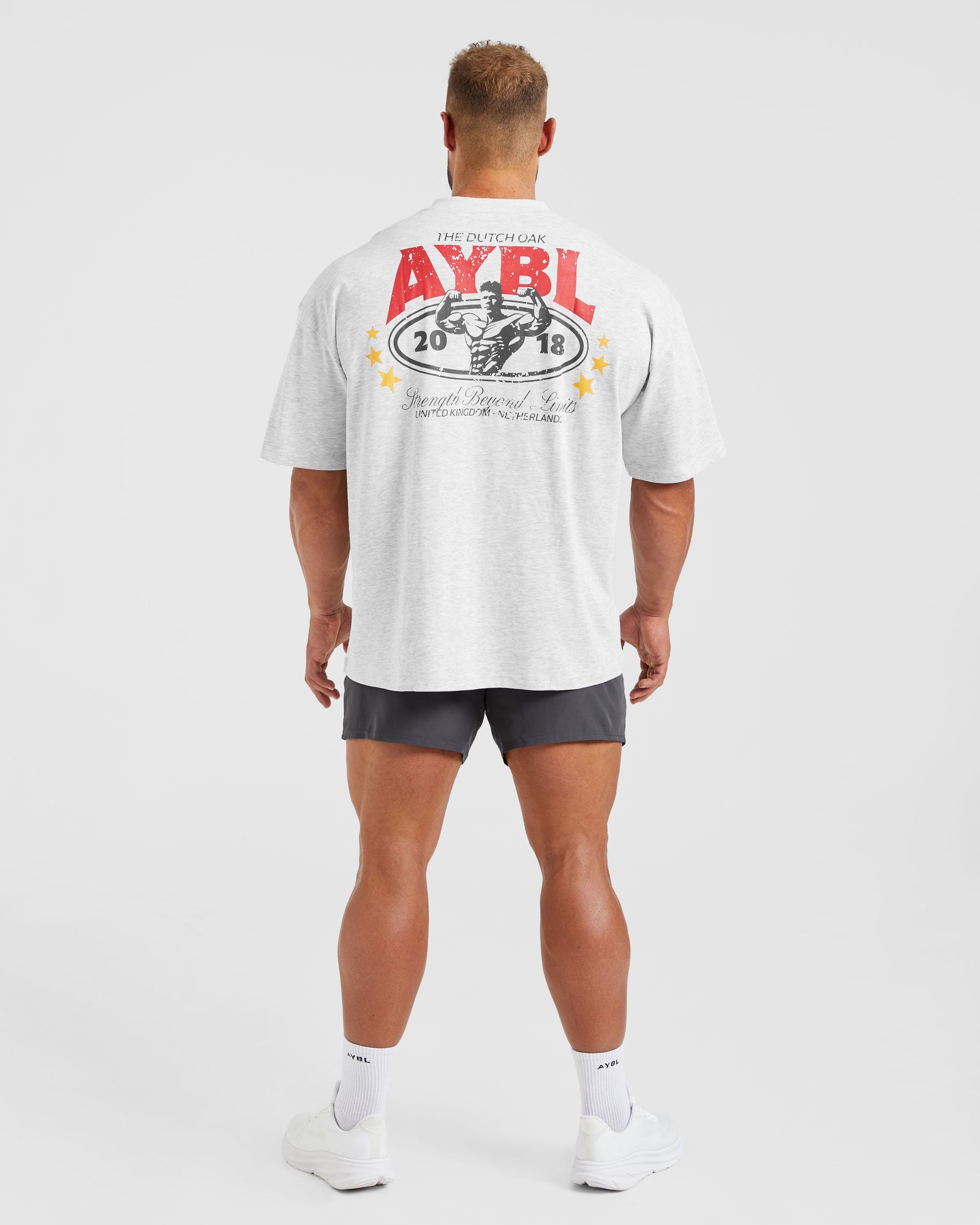 Wesley Vissers X Beyond Limits Oversized T Shirt - Grey Marl