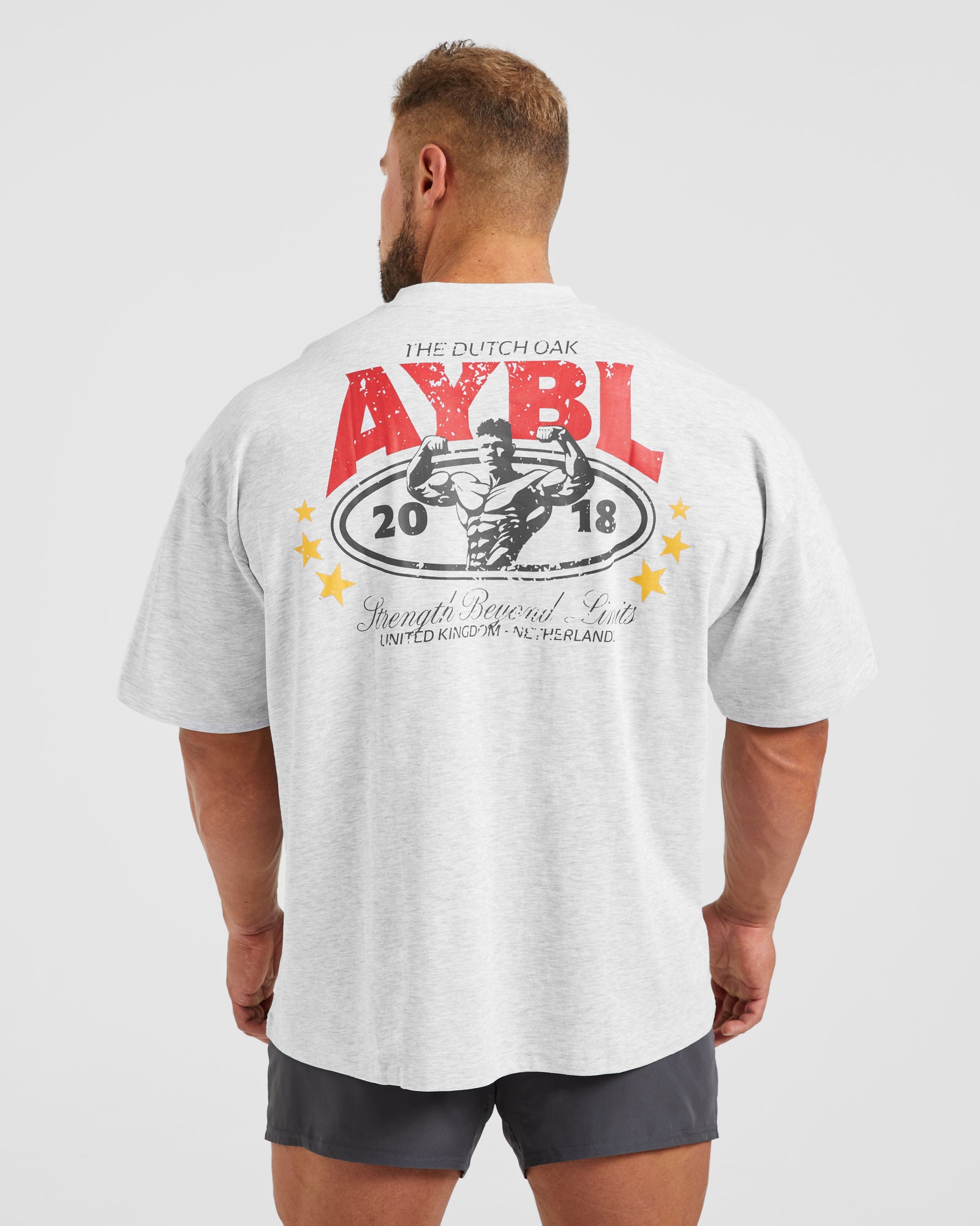 Wesley Vissers X Beyond Limits Oversized T Shirt - Grey Marl