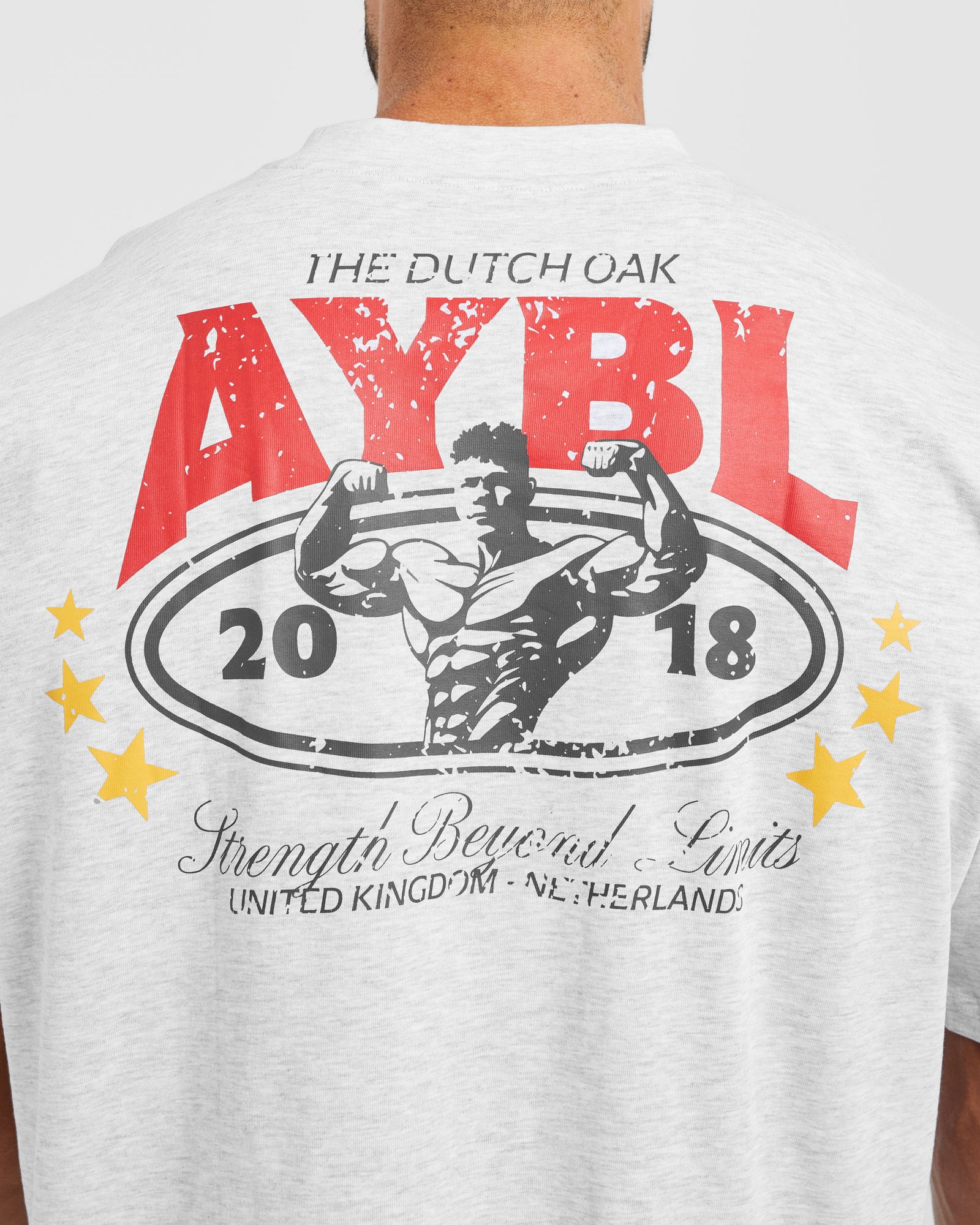 Wesley Vissers X Beyond Limits Oversized T Shirt - Grey Marl