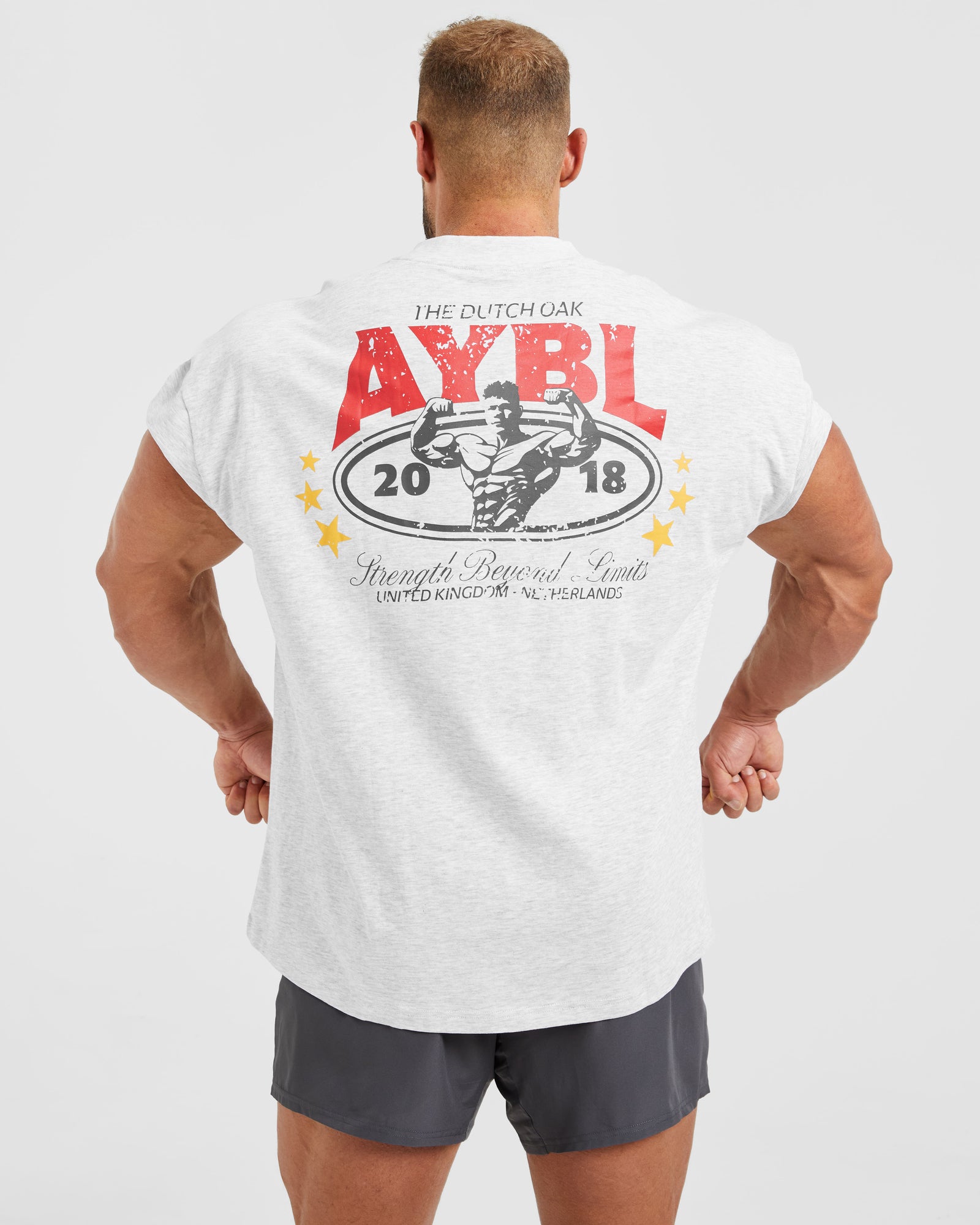 Wesley Vissers X Beyond Limits Oversized T Shirt - Grey Marl