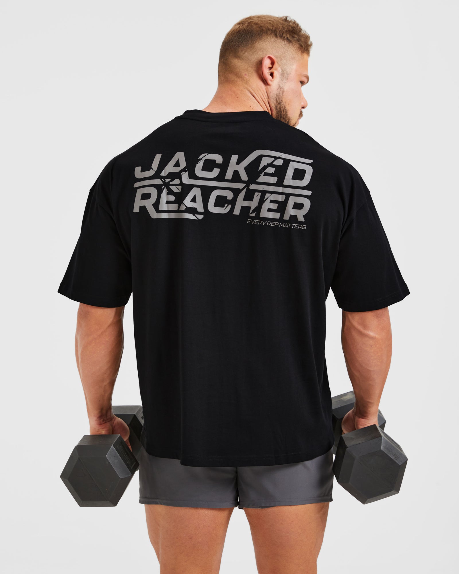Wesley Vissers X Jacked Reacher Oversized T Shirt - Black