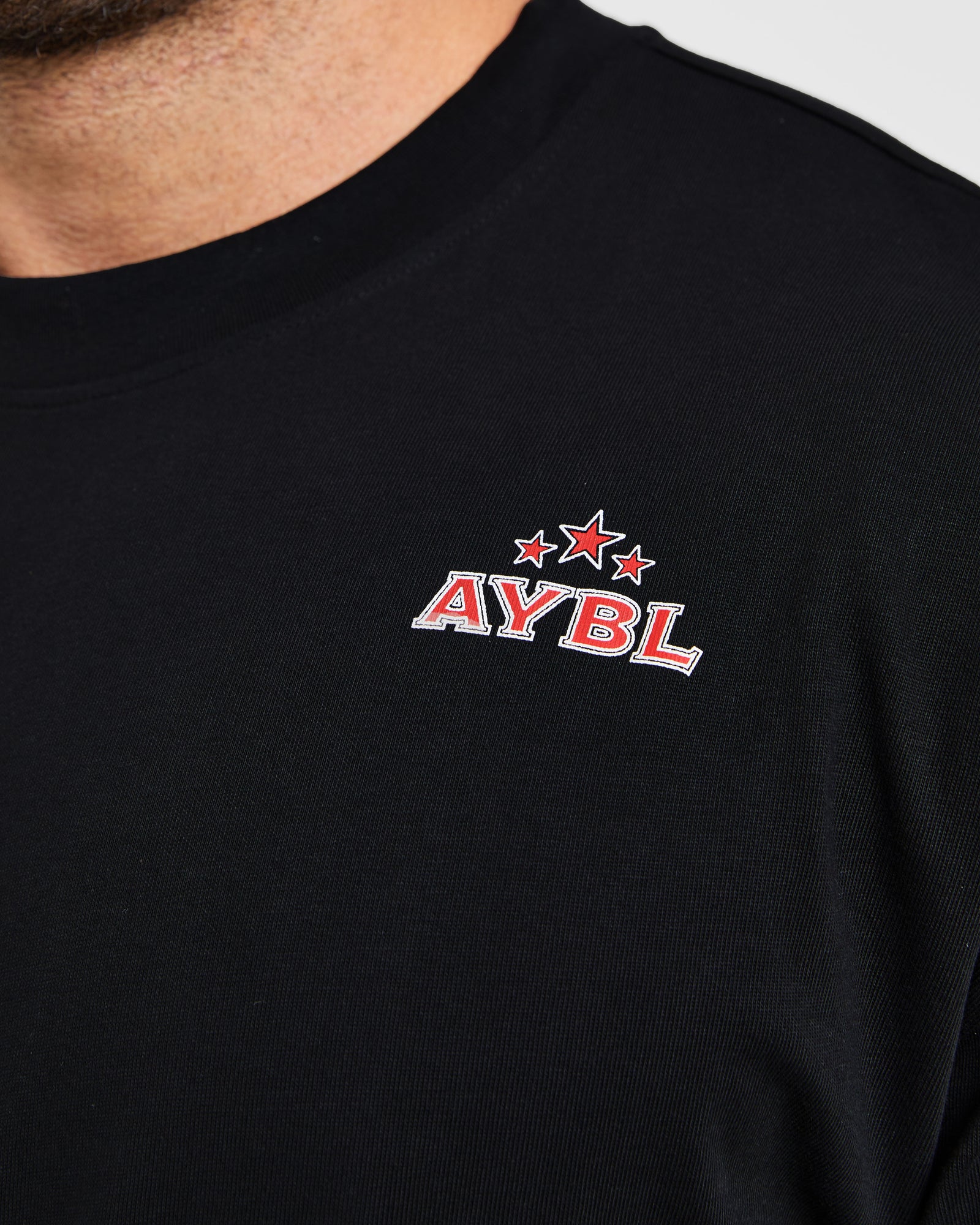 Wesley Vissers X Body Building Essentials Oversized T Shirt - Black/Red