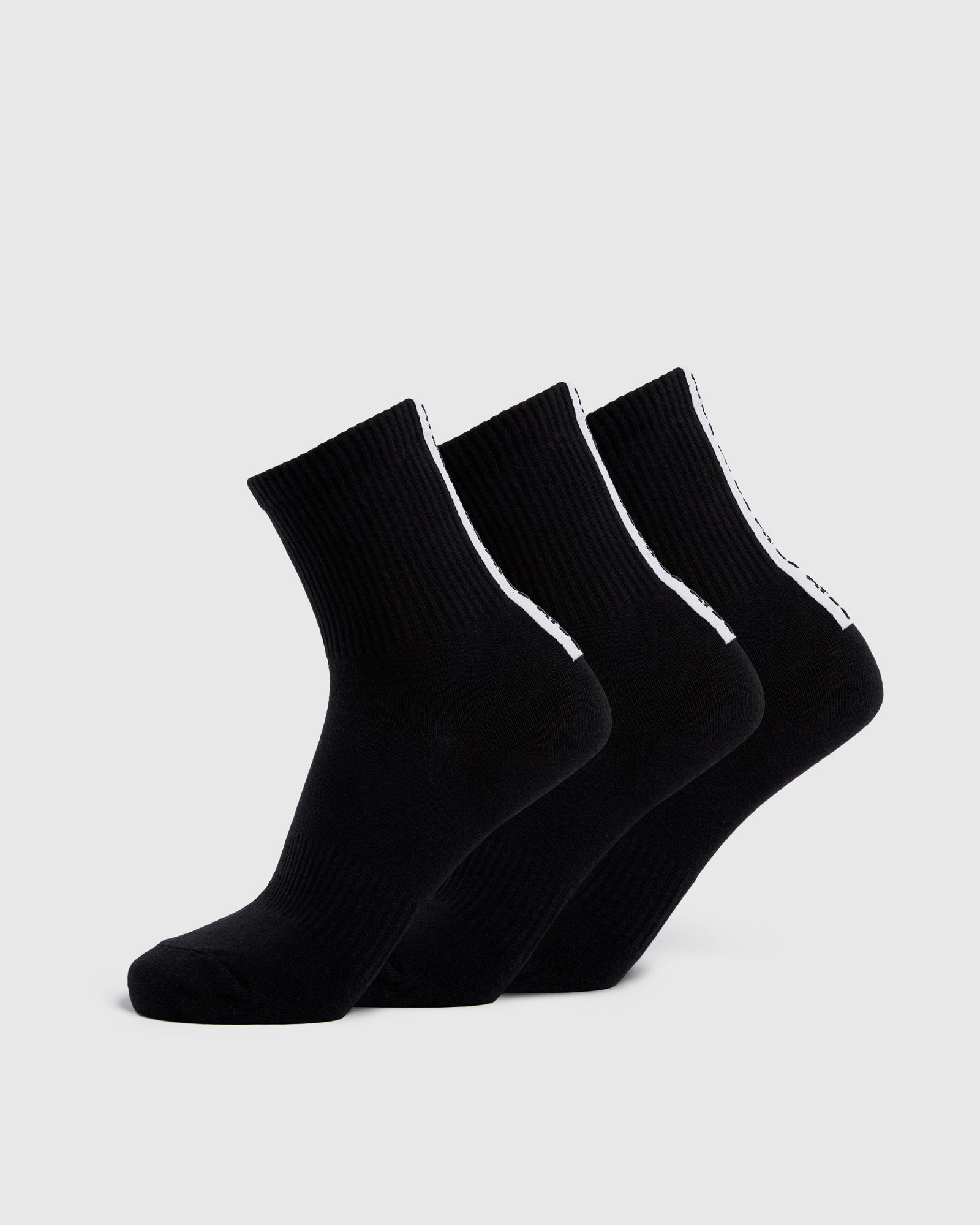 Everyday Back Stripe Crew Socks (3 Pack)