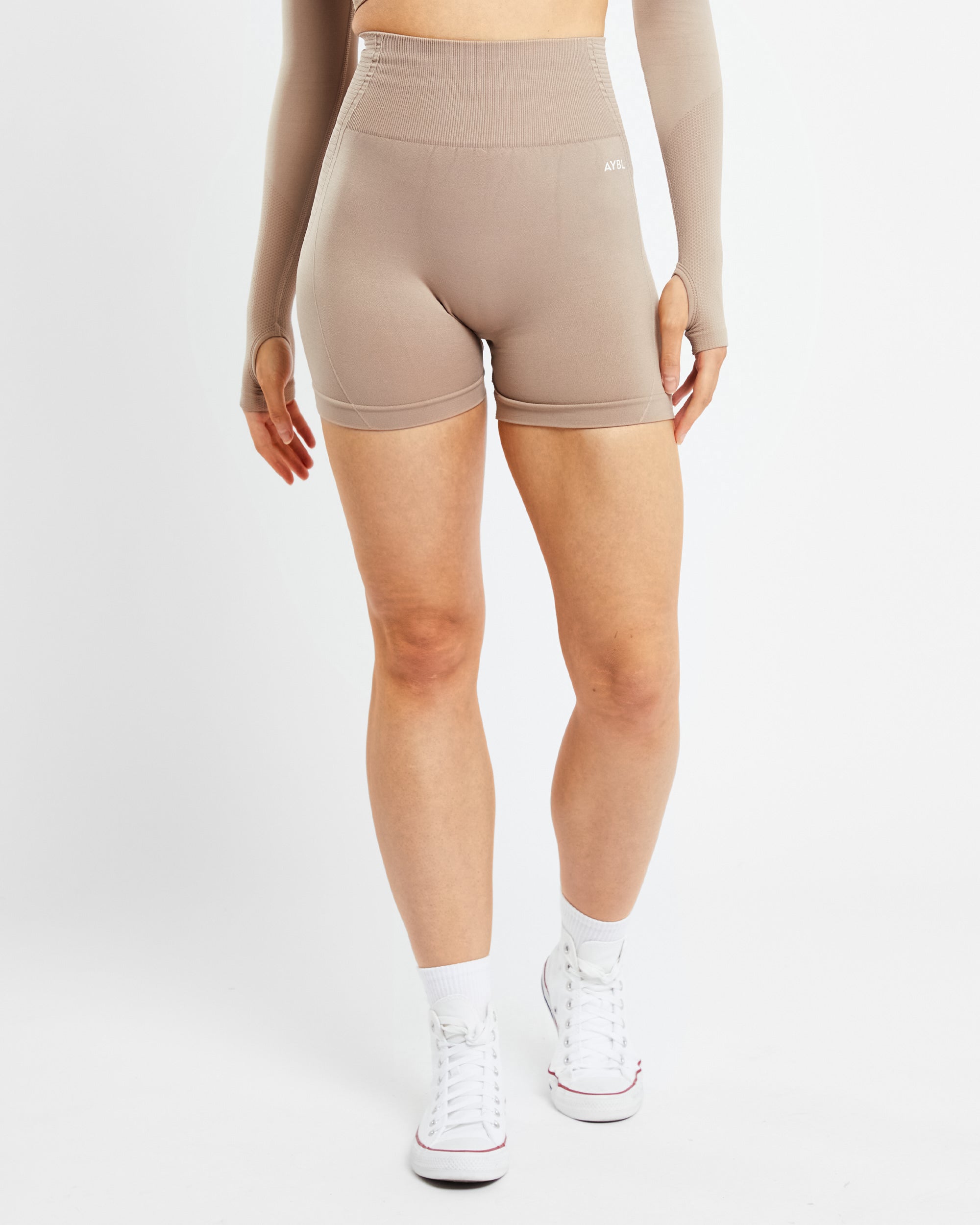 Balance V2 Seamless Shorts - Mocha - aybldev