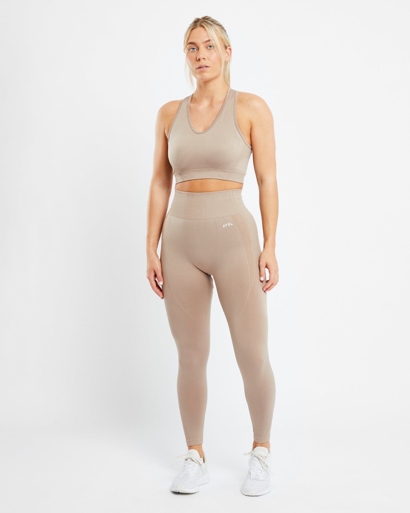 Balance V2 Seamless Sports Bra - Mocha - aybldev