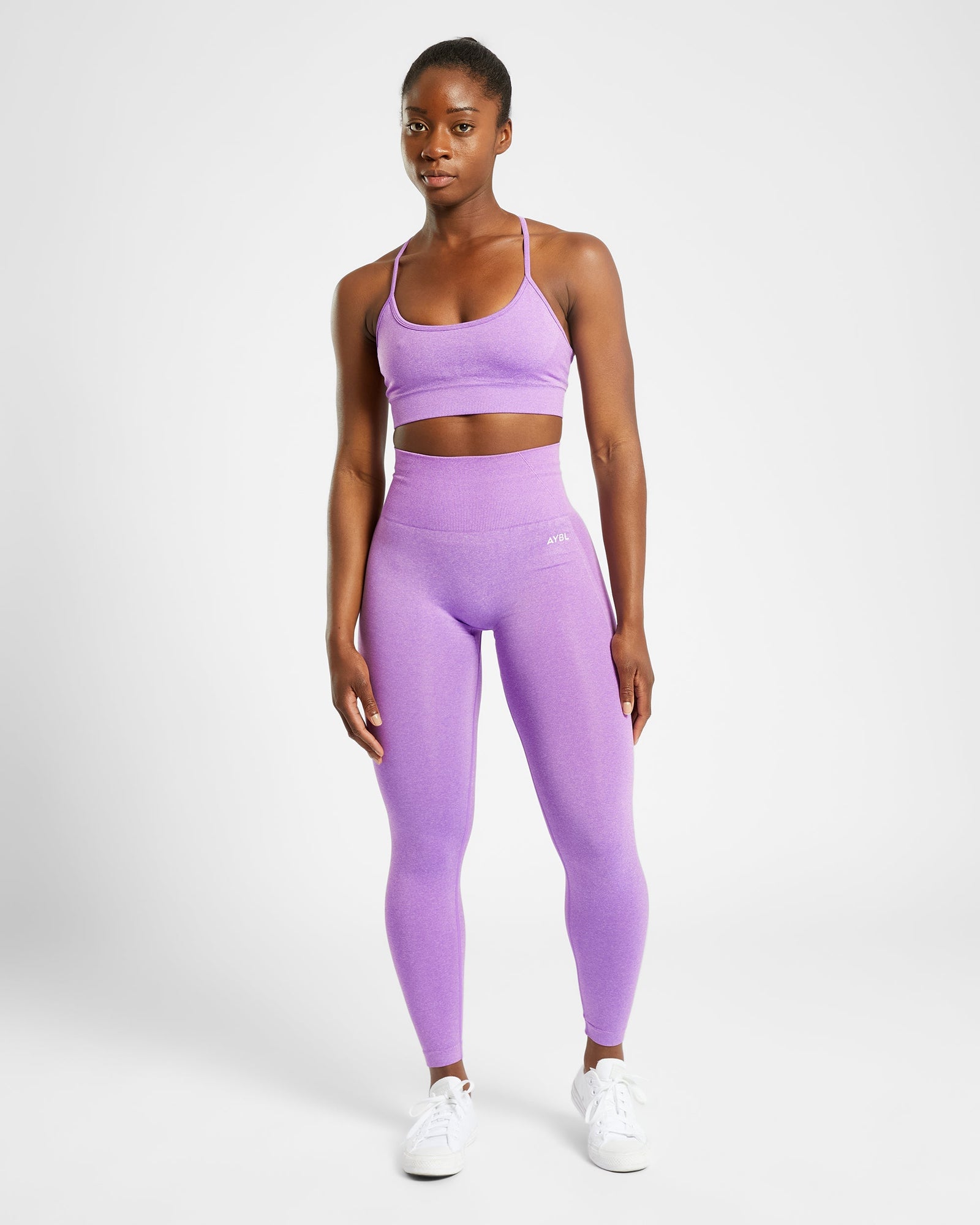 Empower Seamless Leggings - Purple Marl - aybldev