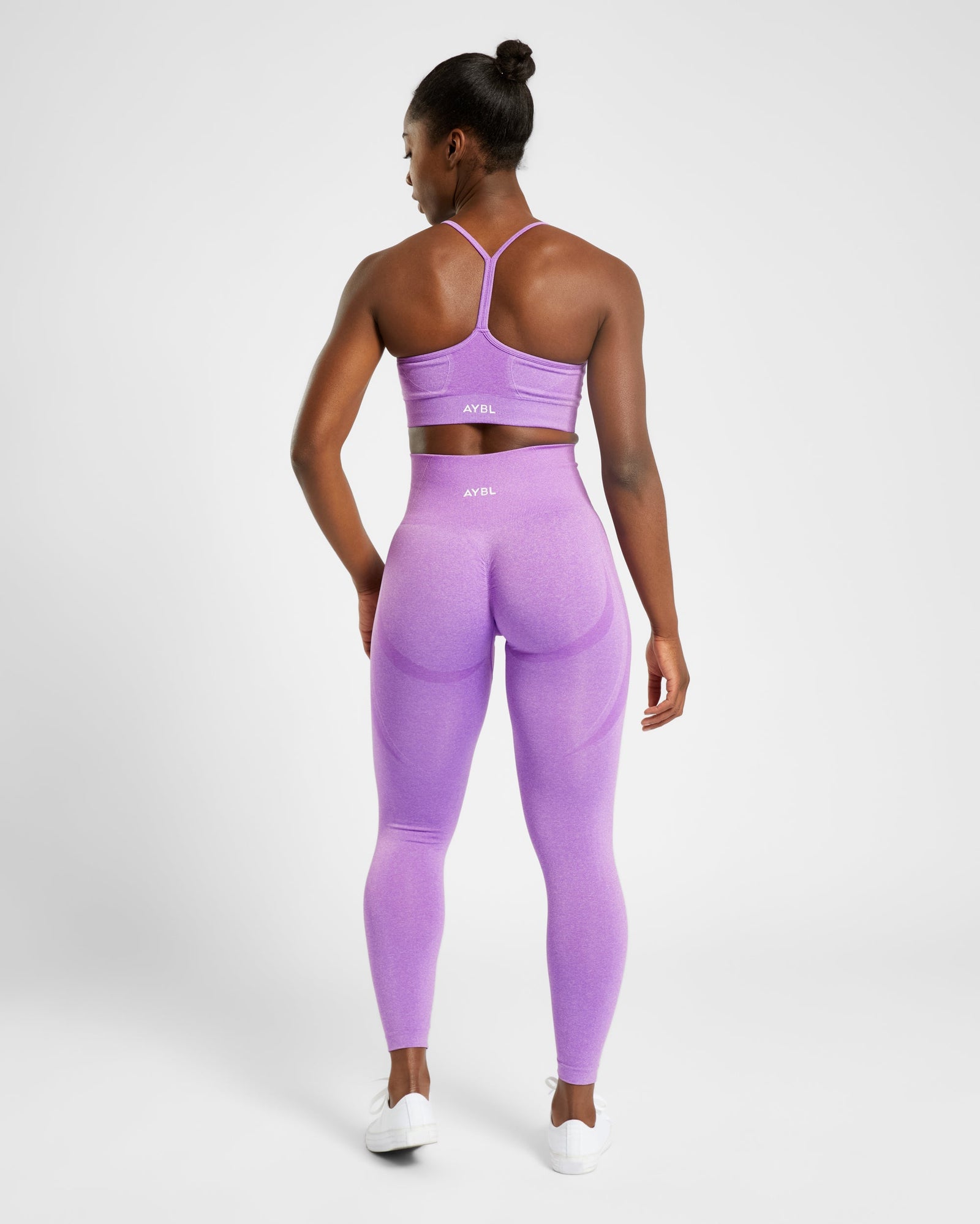 Empower Seamless Leggings - Purple Marl - aybldev