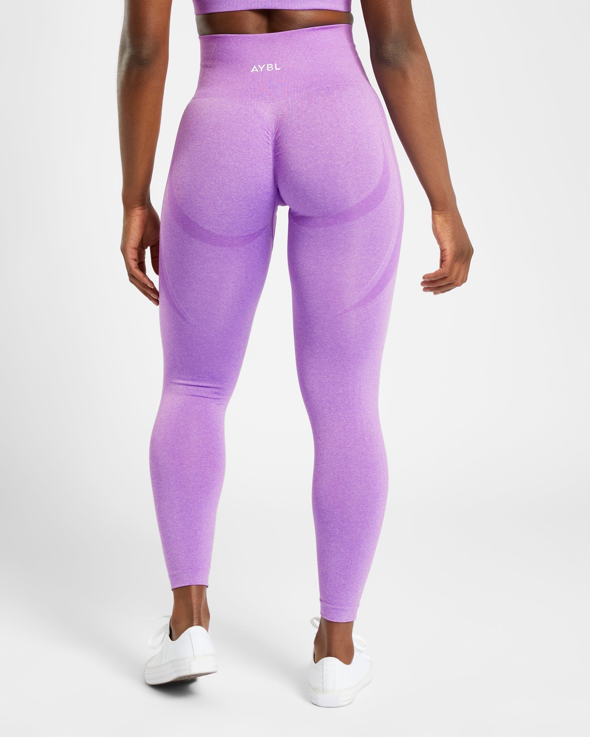 Empower Seamless Leggings - Purple Marl - aybldev
